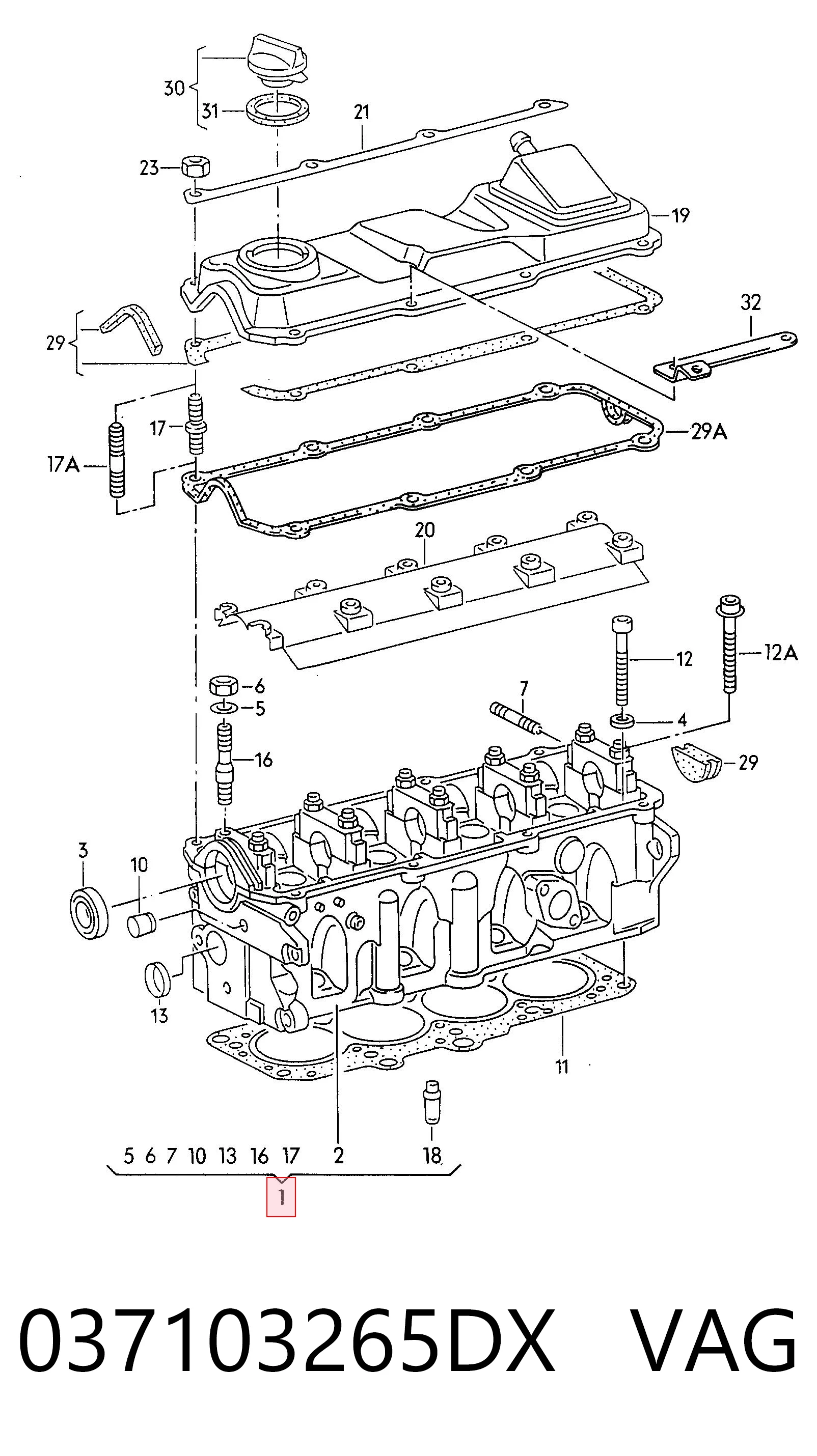 037103265DX VAG