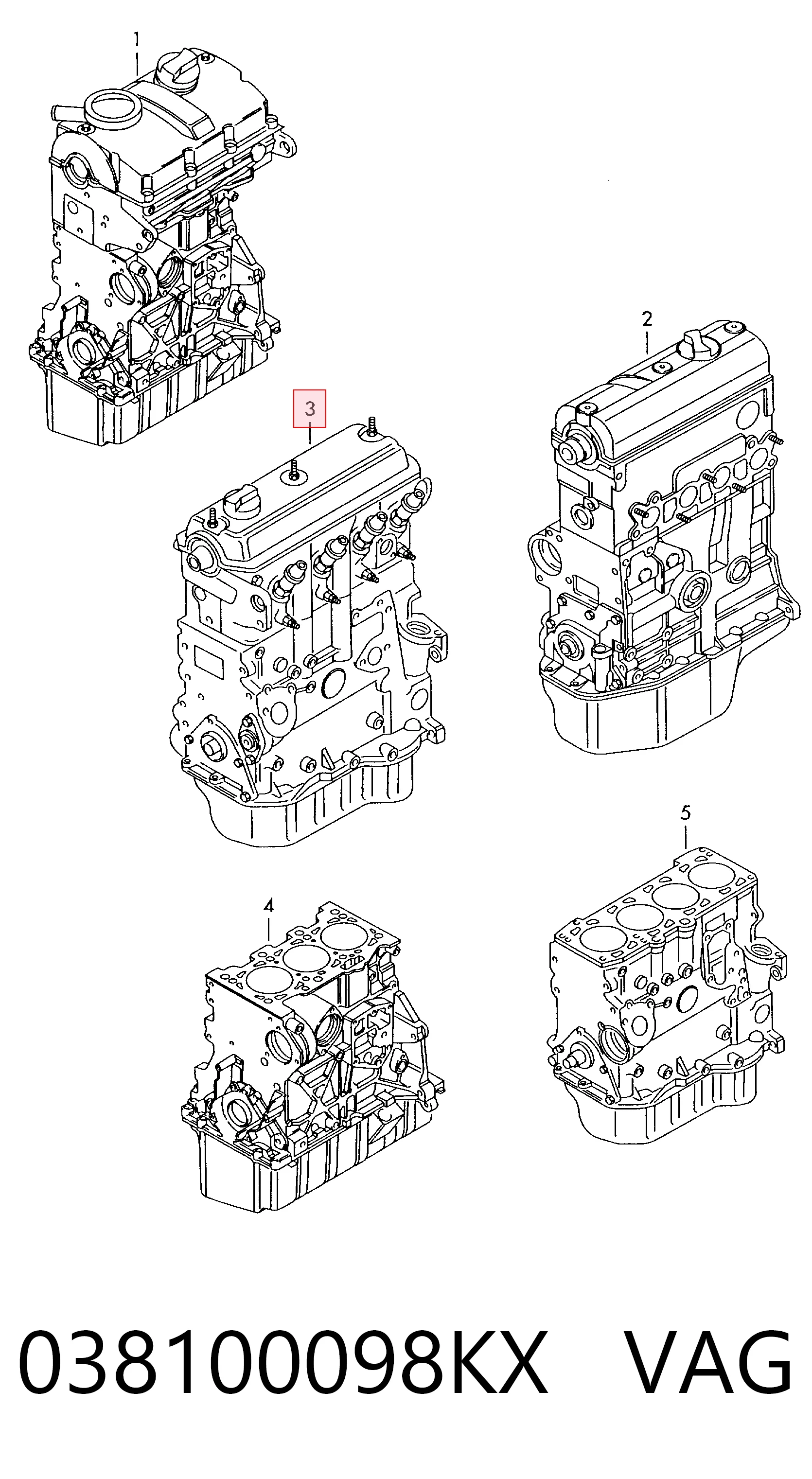 Motor montado Skoda Octavia I A4 1U5