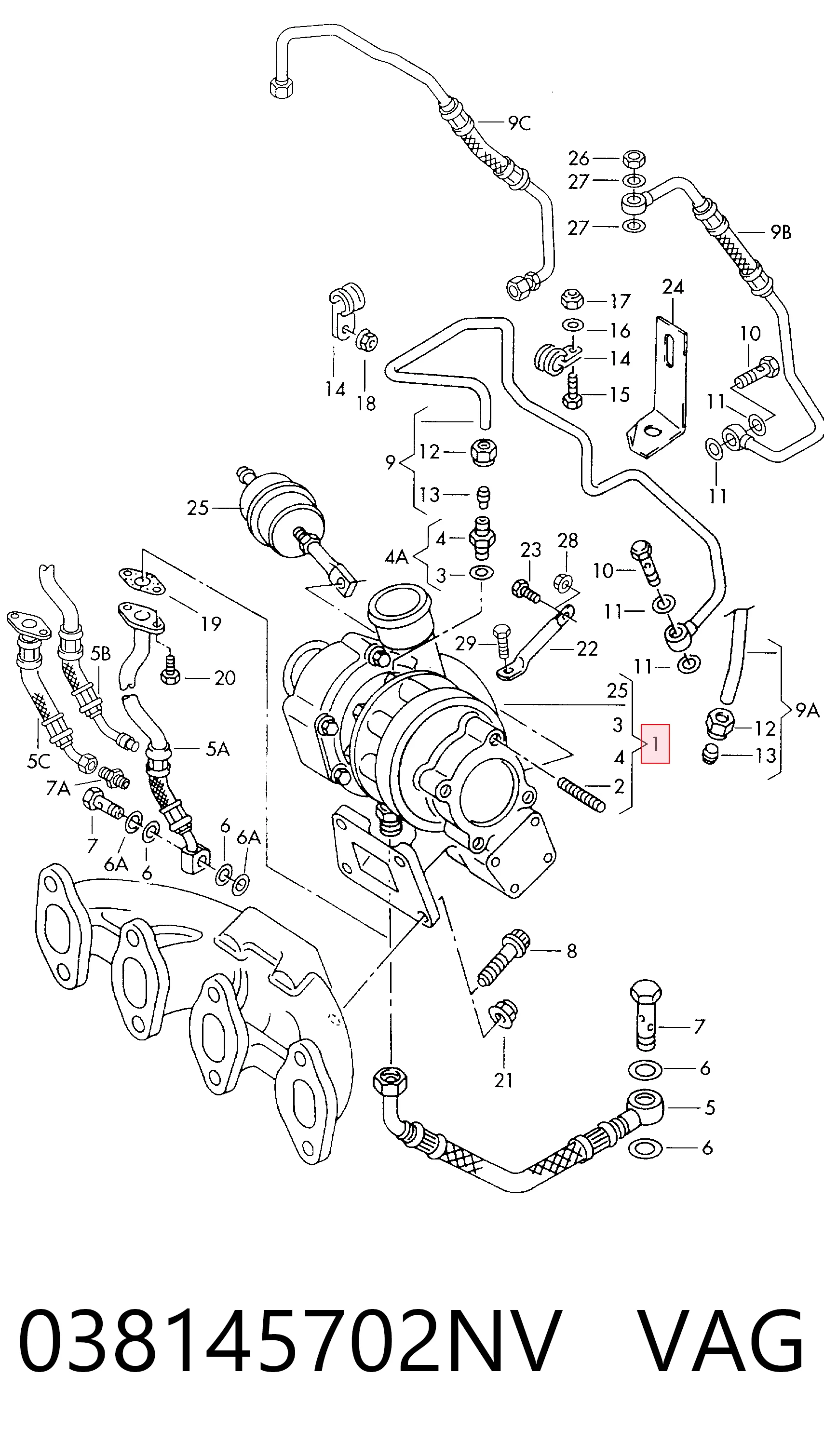  Passat  sedan (2000-2005) original desde 372,13 €