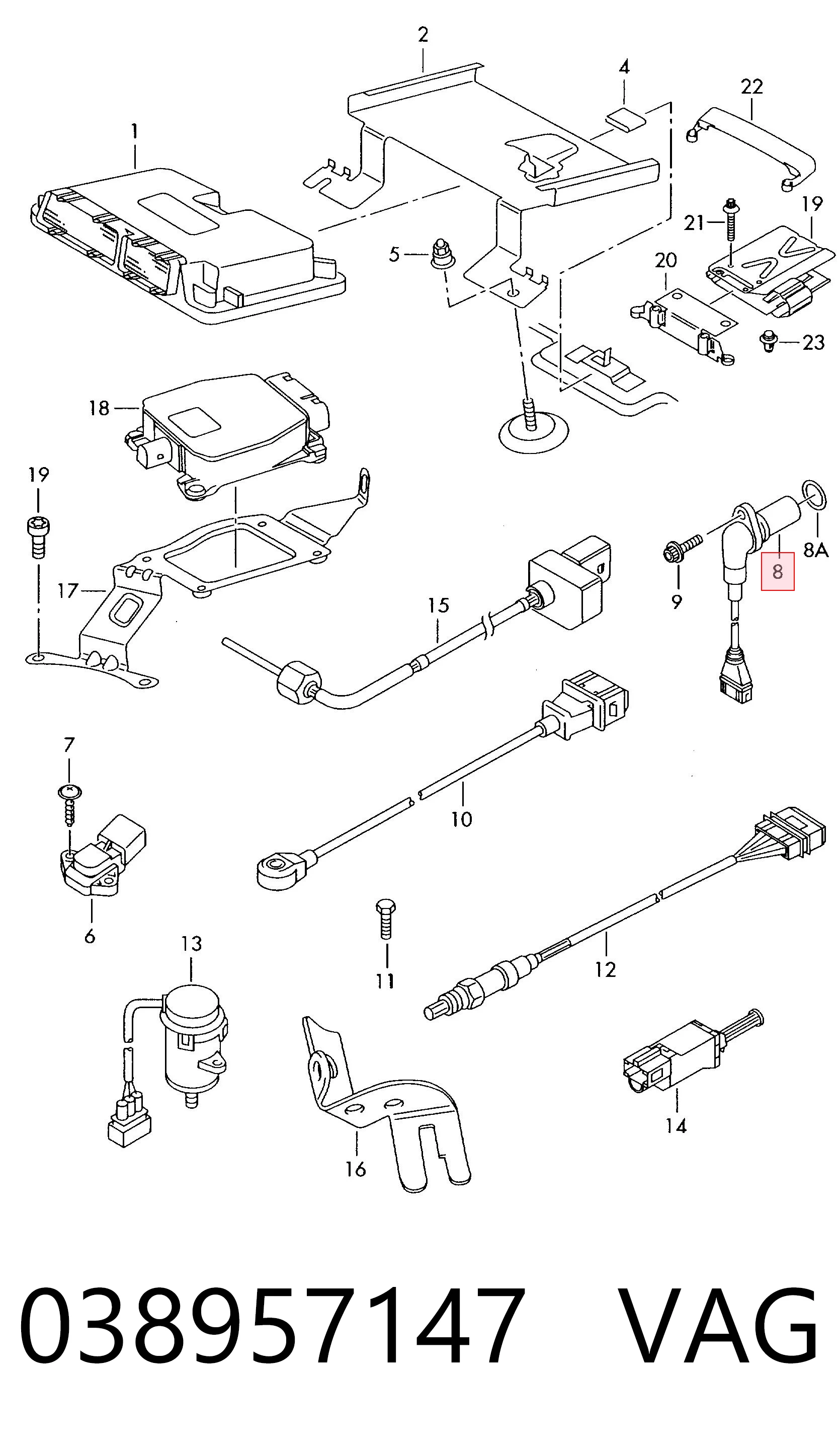81162 NGK Sensor de posição (de revoluções) de cambota