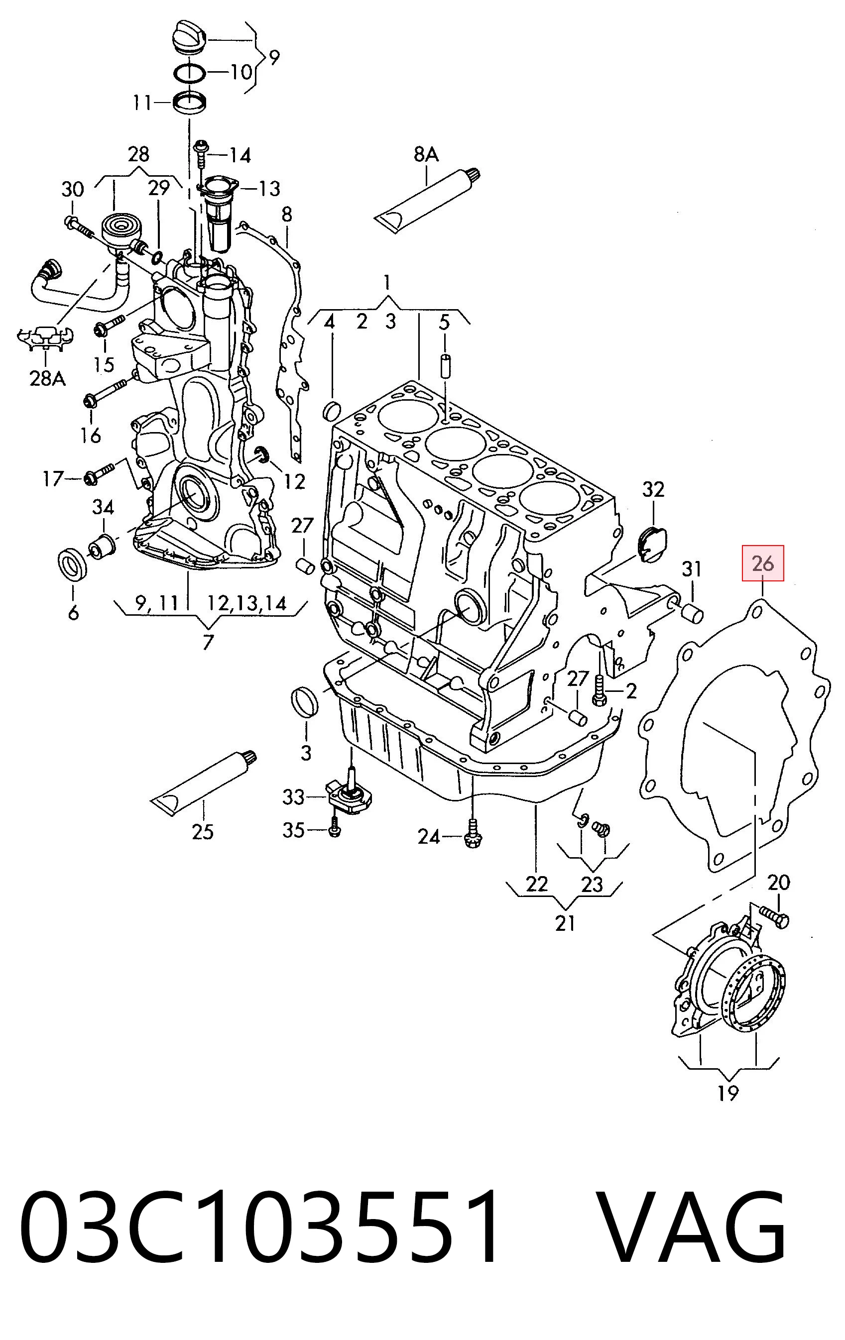 03C103551 VAG