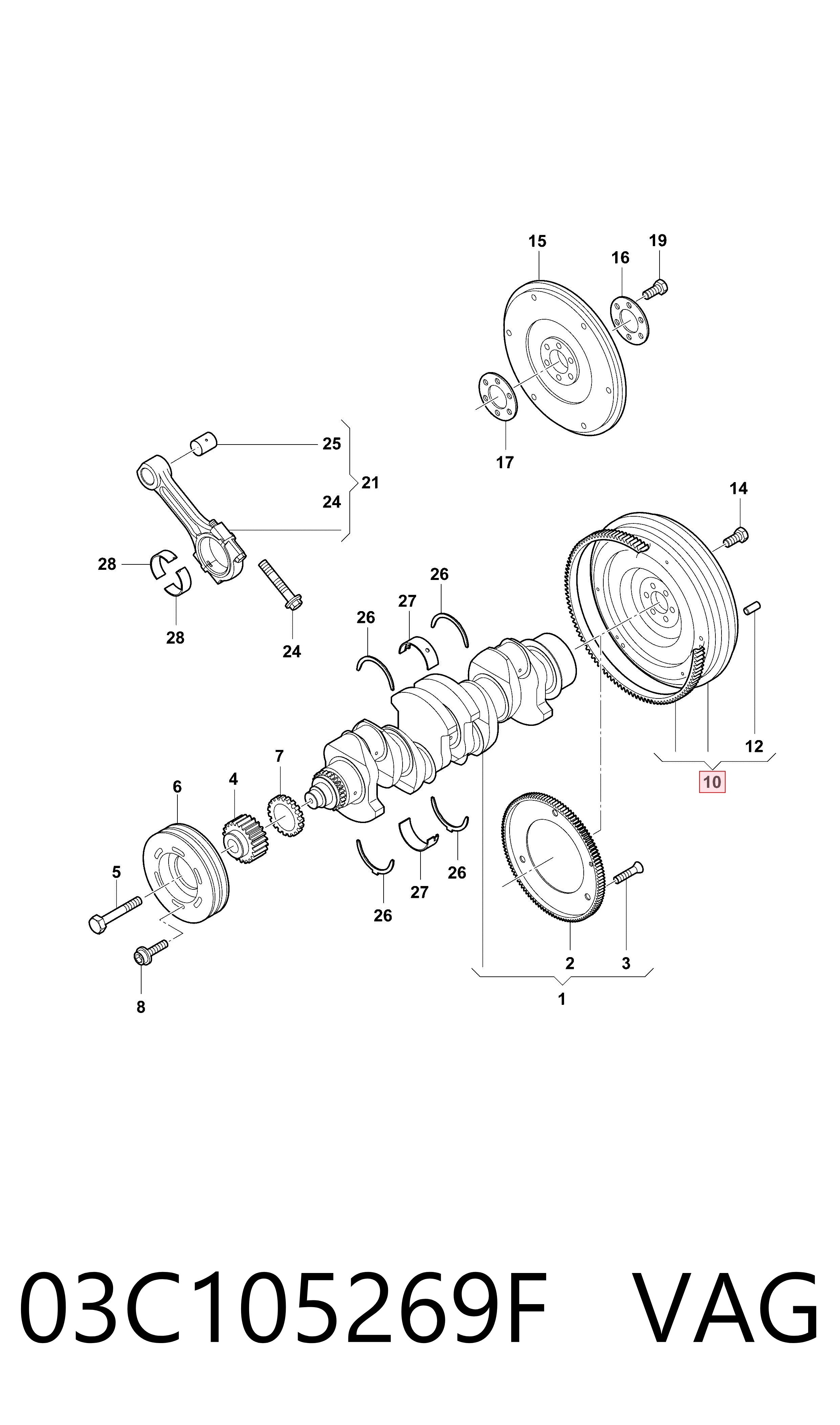 Volante de motor AND 51105004 preço, a partir de 114,07 USD