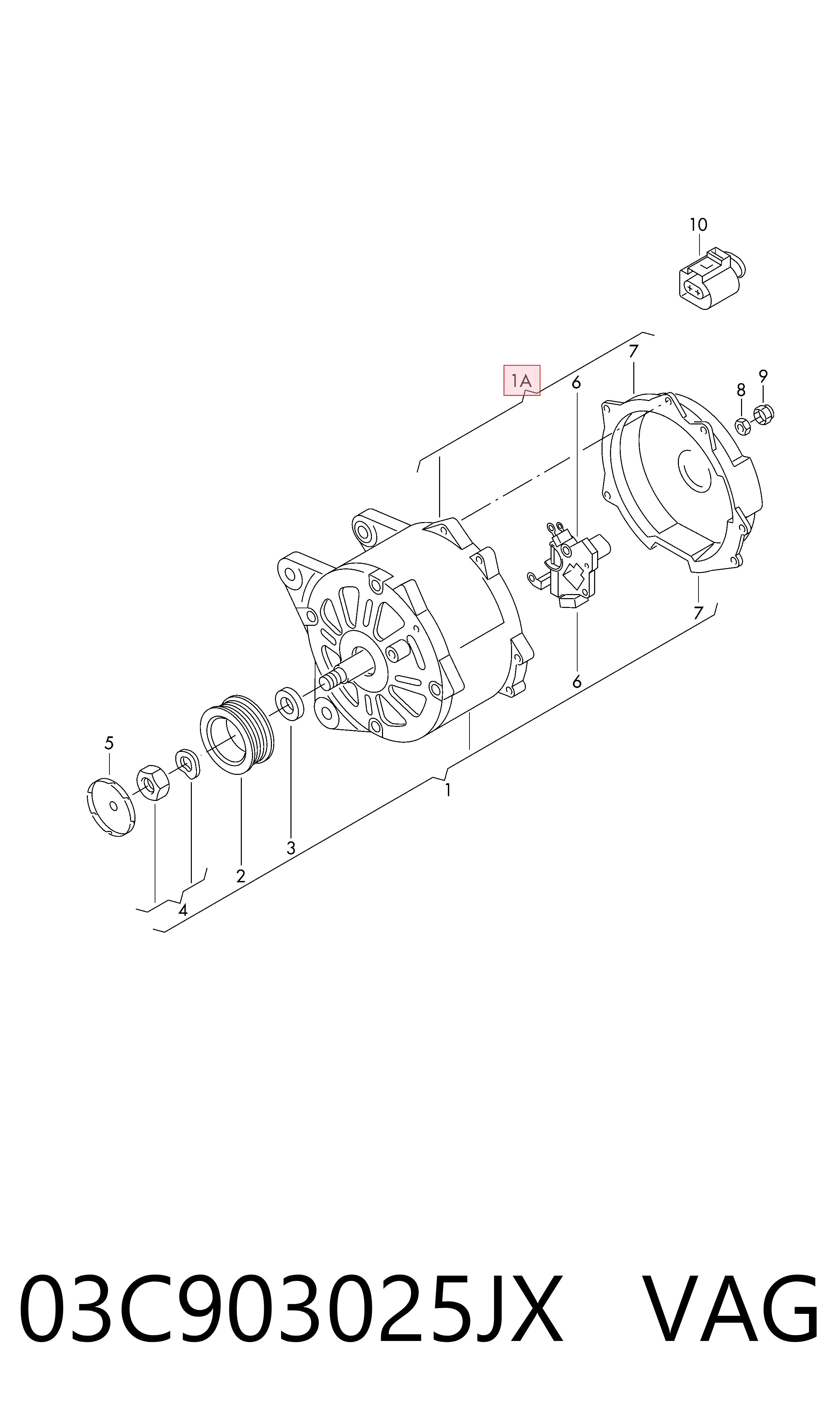 03C903025JX VAG