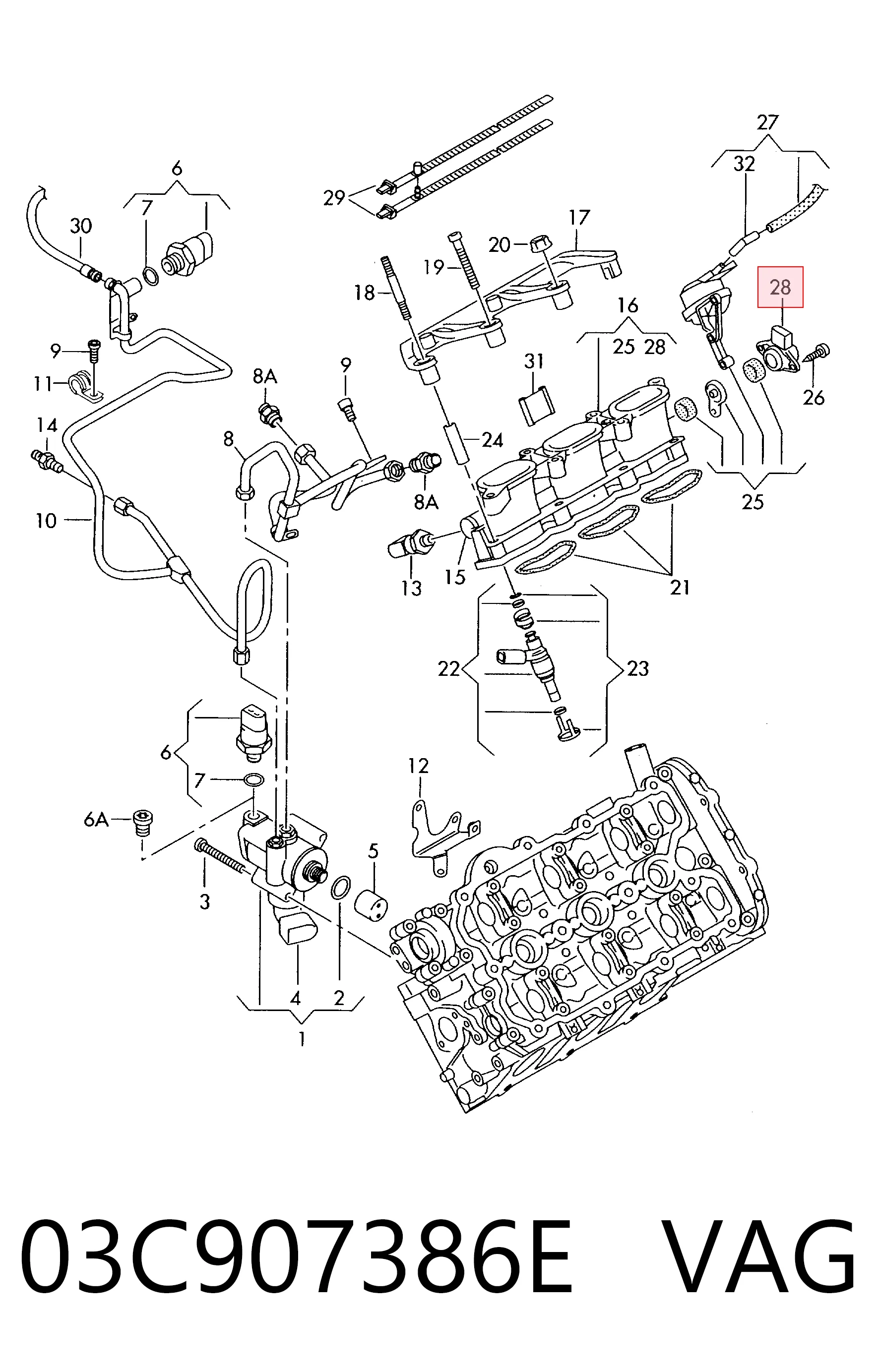  Válvula (regulador) de marcha a vácuo Volkswagen Golf PLUS V hatchback (5M1, 521) (2004 - 2013) PLUS V