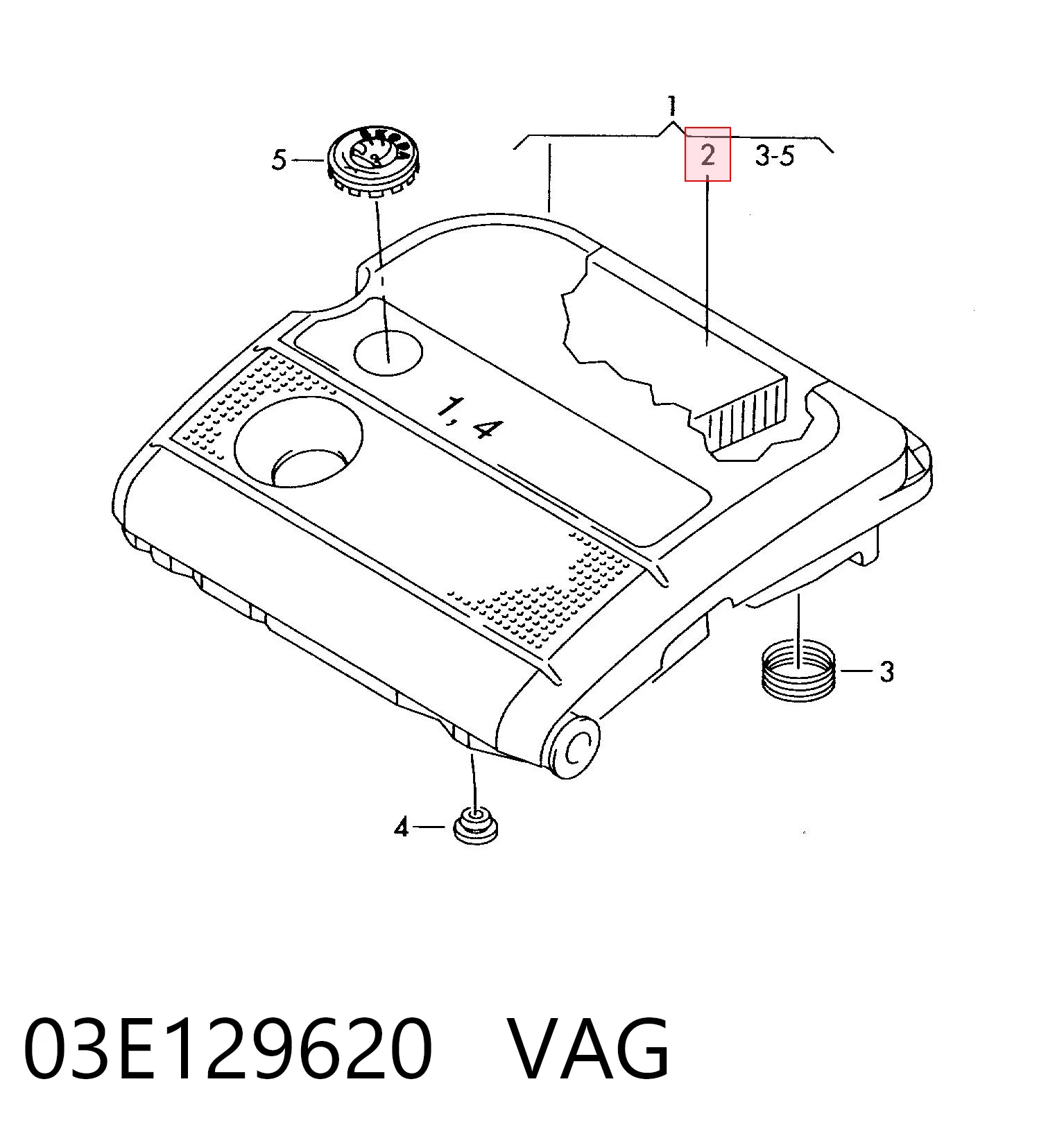 Filtro de ar VAG 03E129620 preço, a partir de 10,20 USD