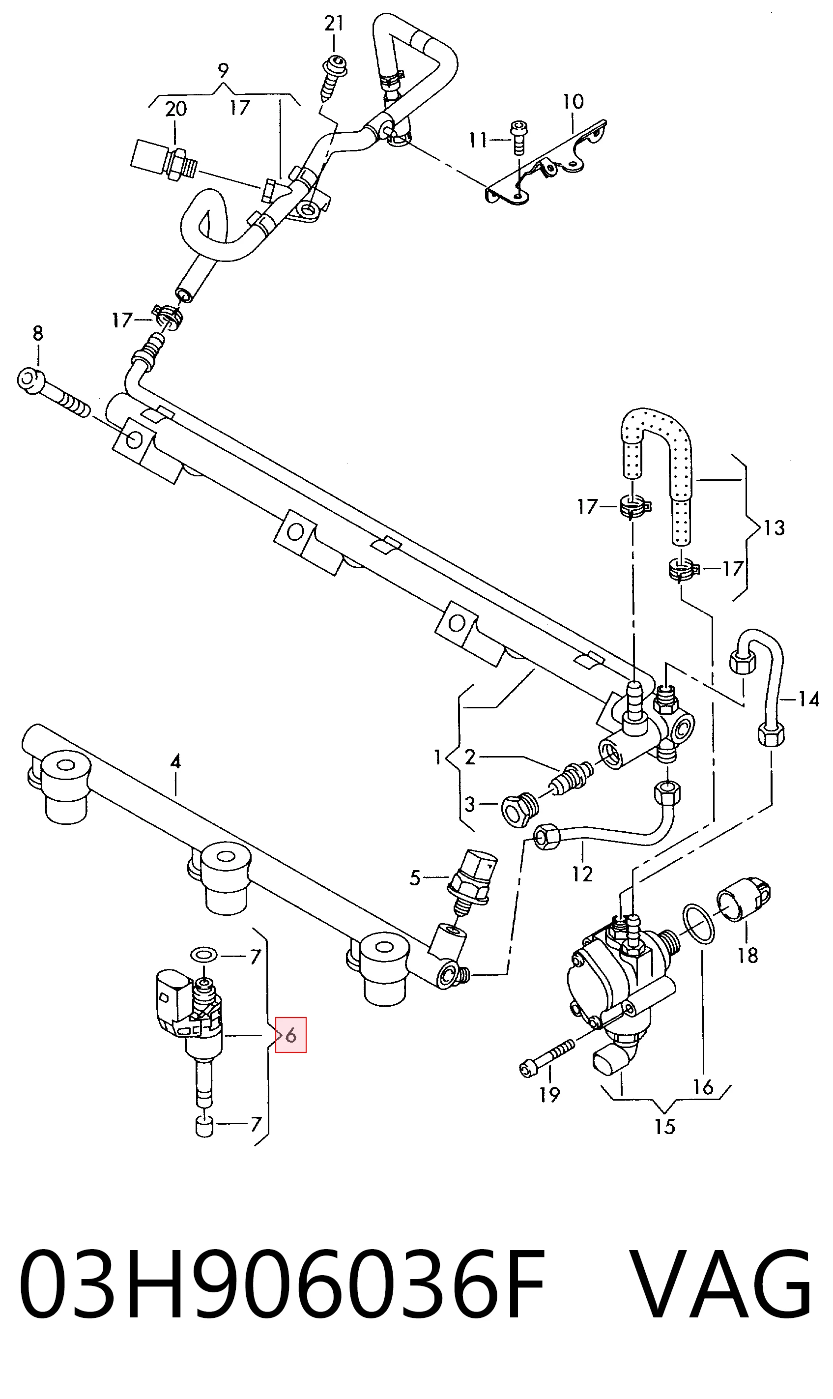 Injetor de injeção de combustível VAG 03H906036F preço, a partir de 183,52 USD