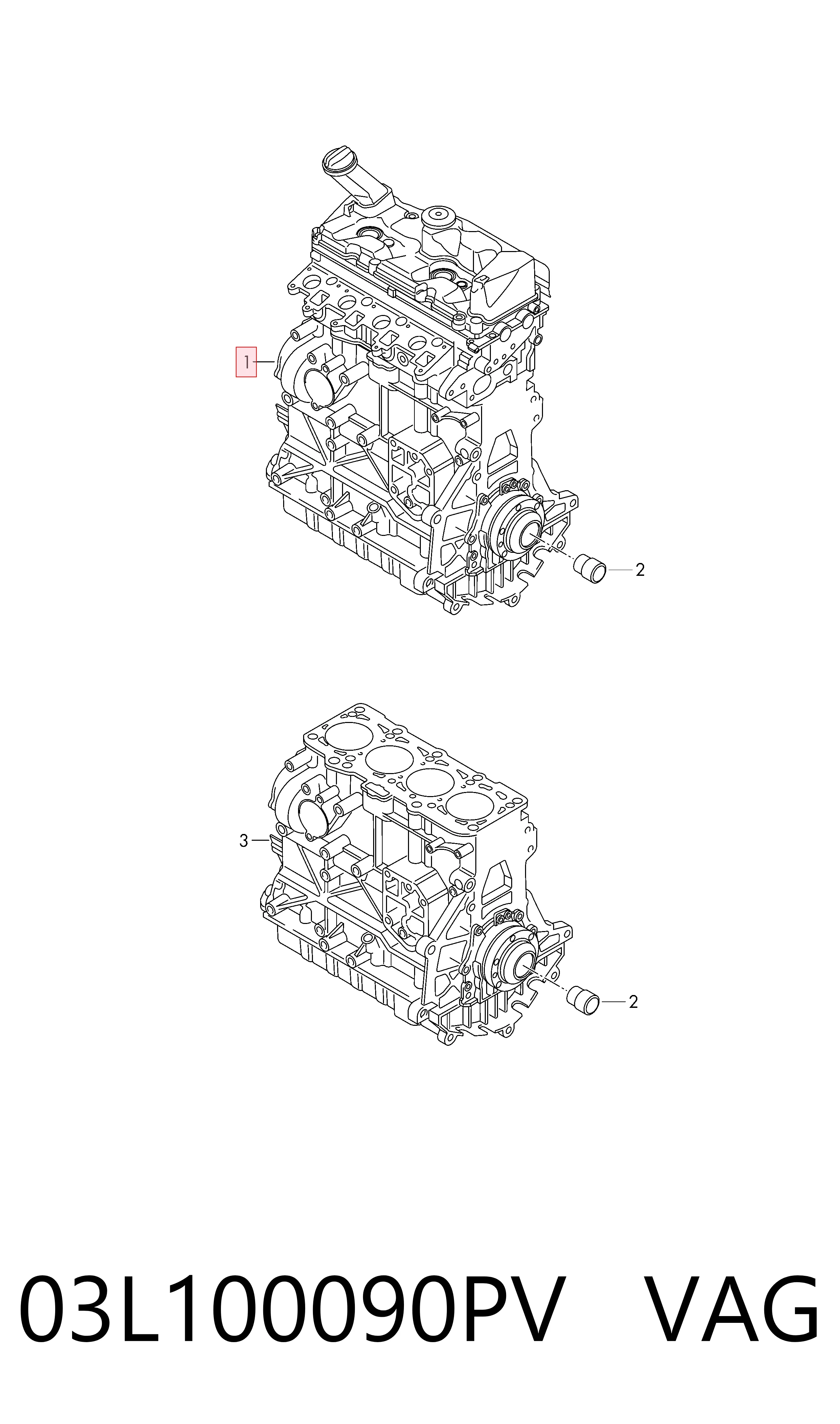 Motor montado Volkswagen Passat B7 365