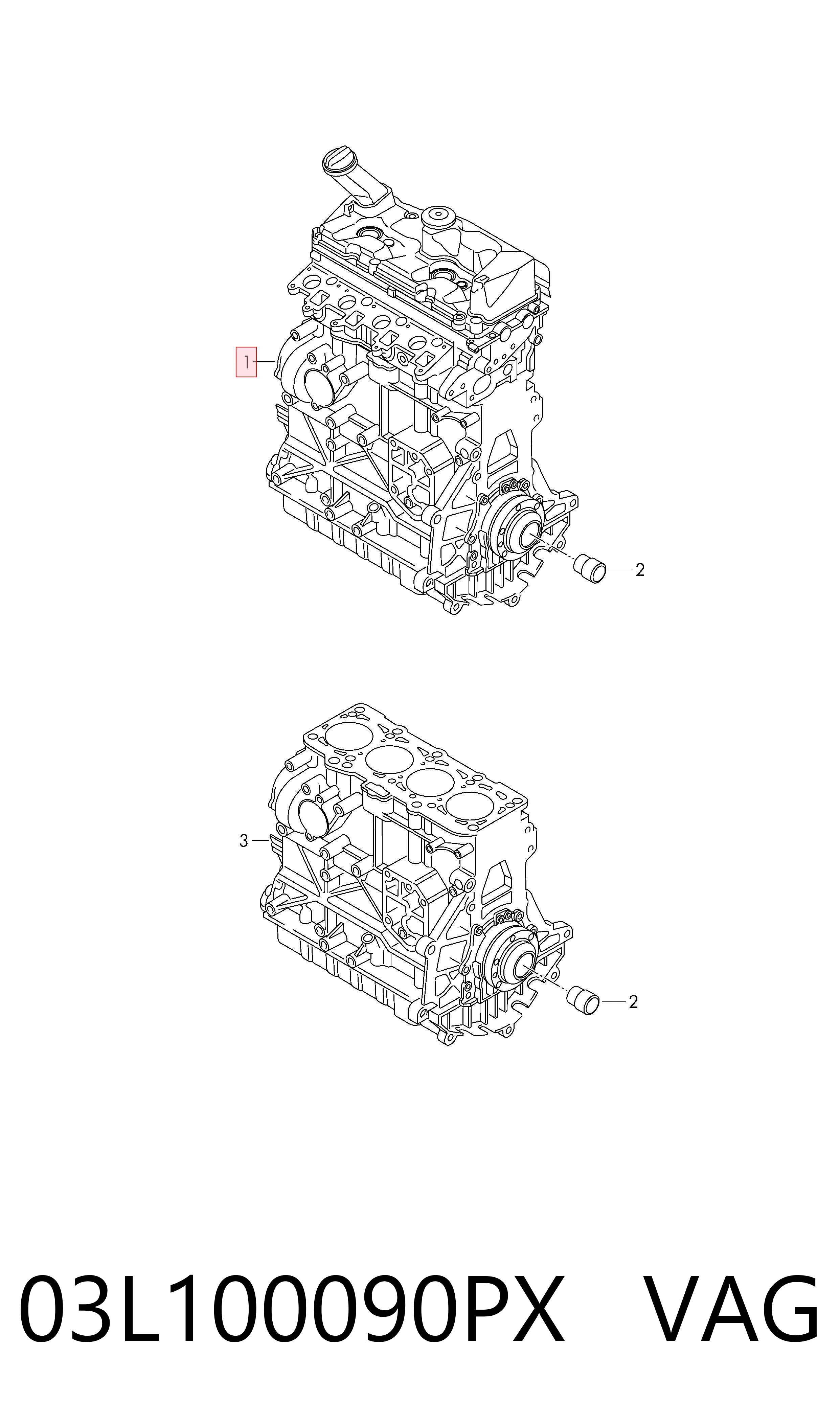  Motor montado Volkswagen Passat B7 carrinha (365) (2010 - 2015) B7