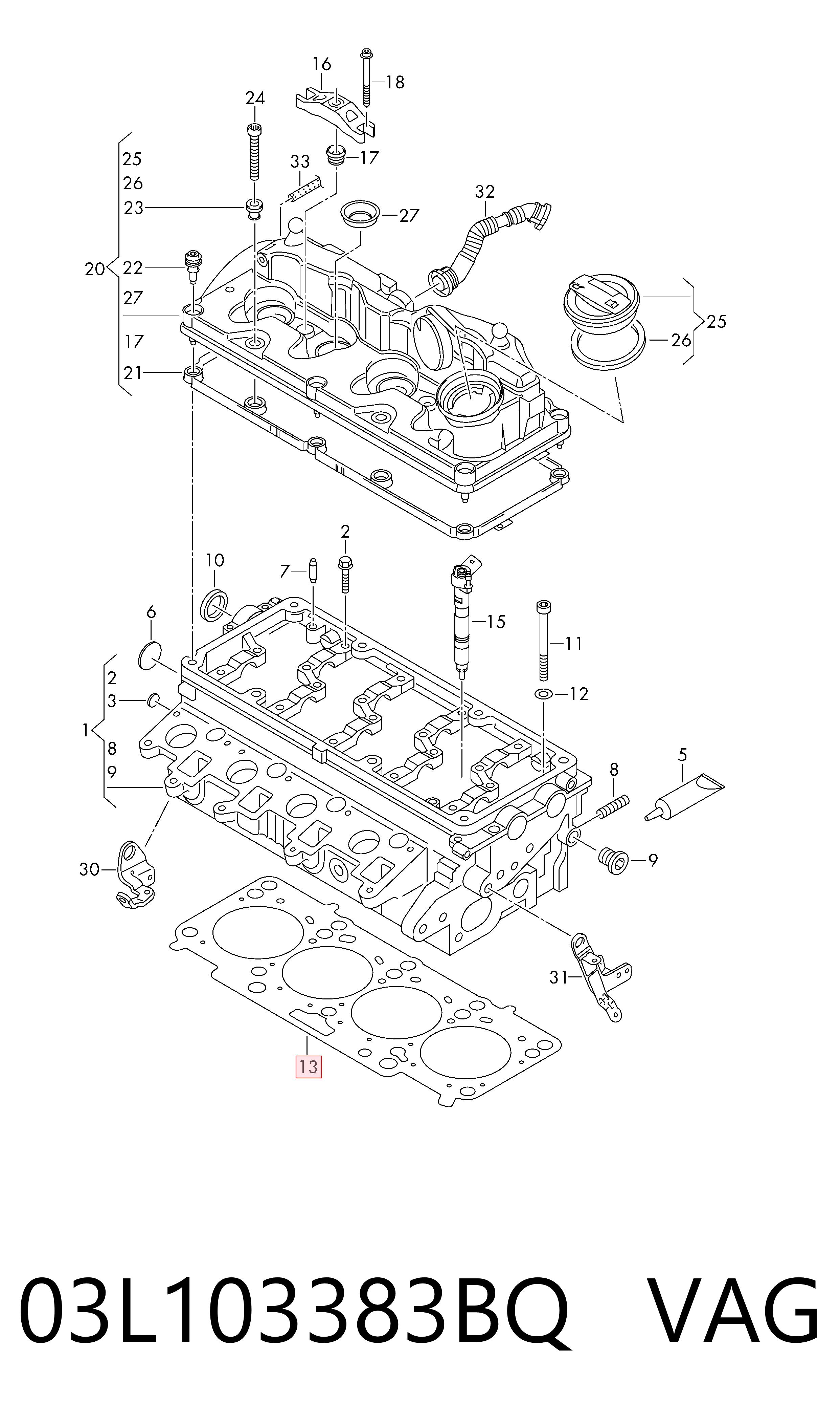 03L103383BQ VAG