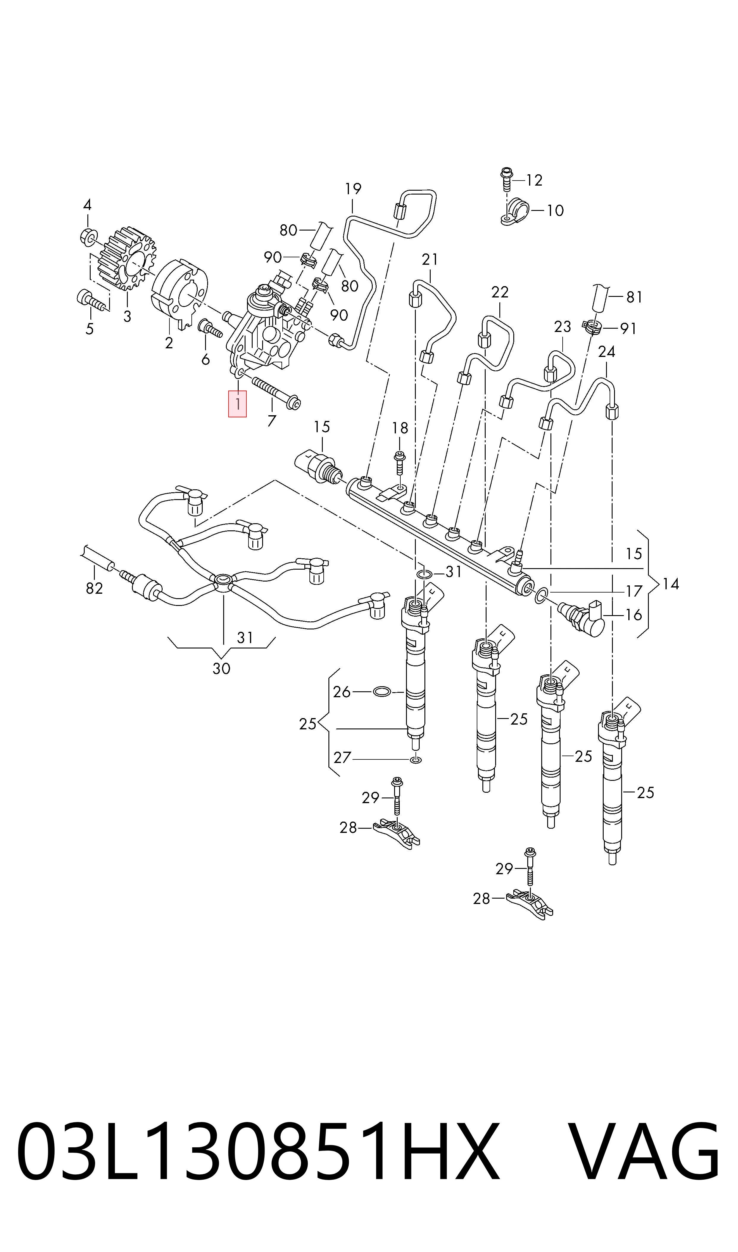 03L130851HX VAG