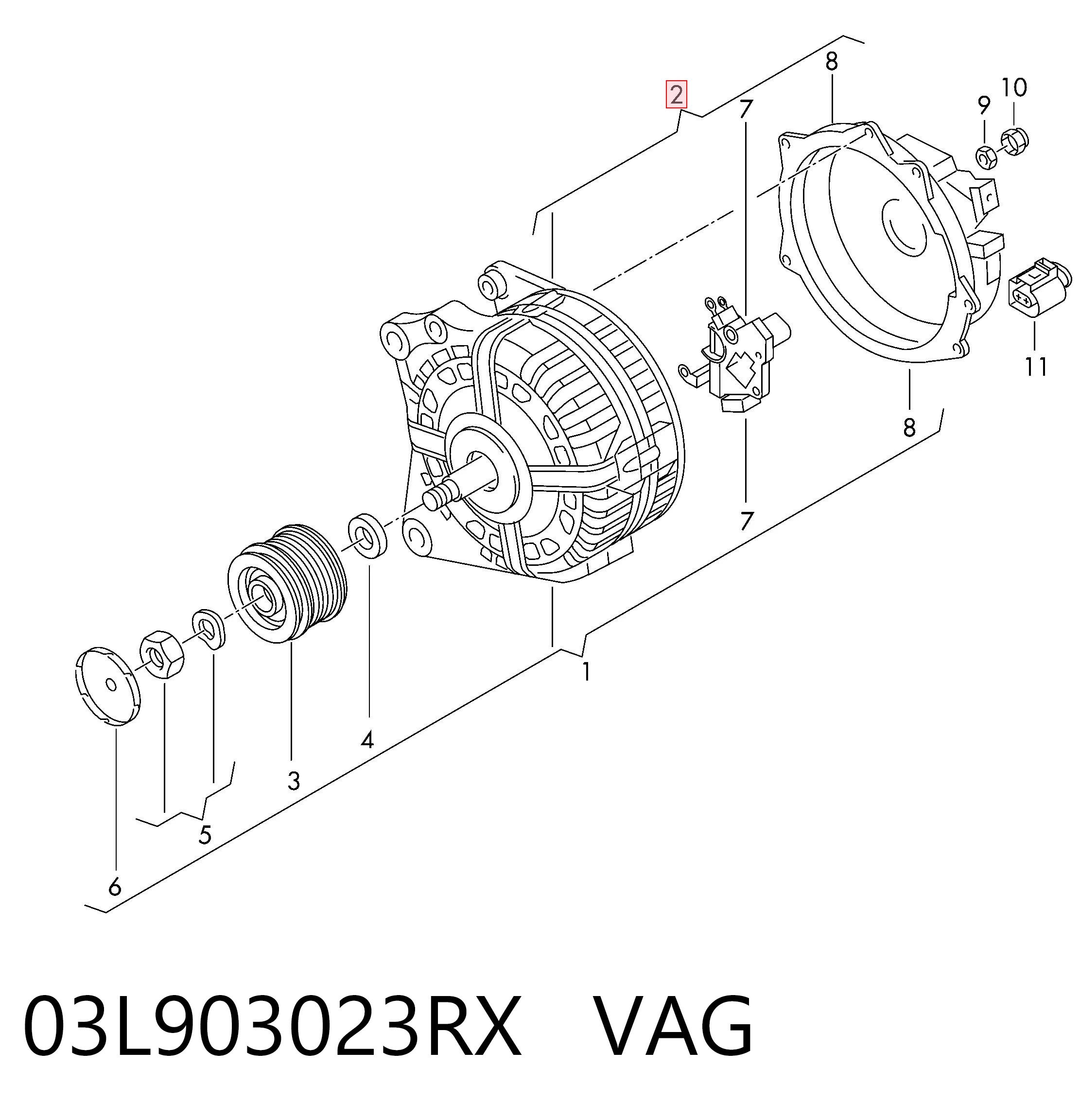03L903023RX VAG