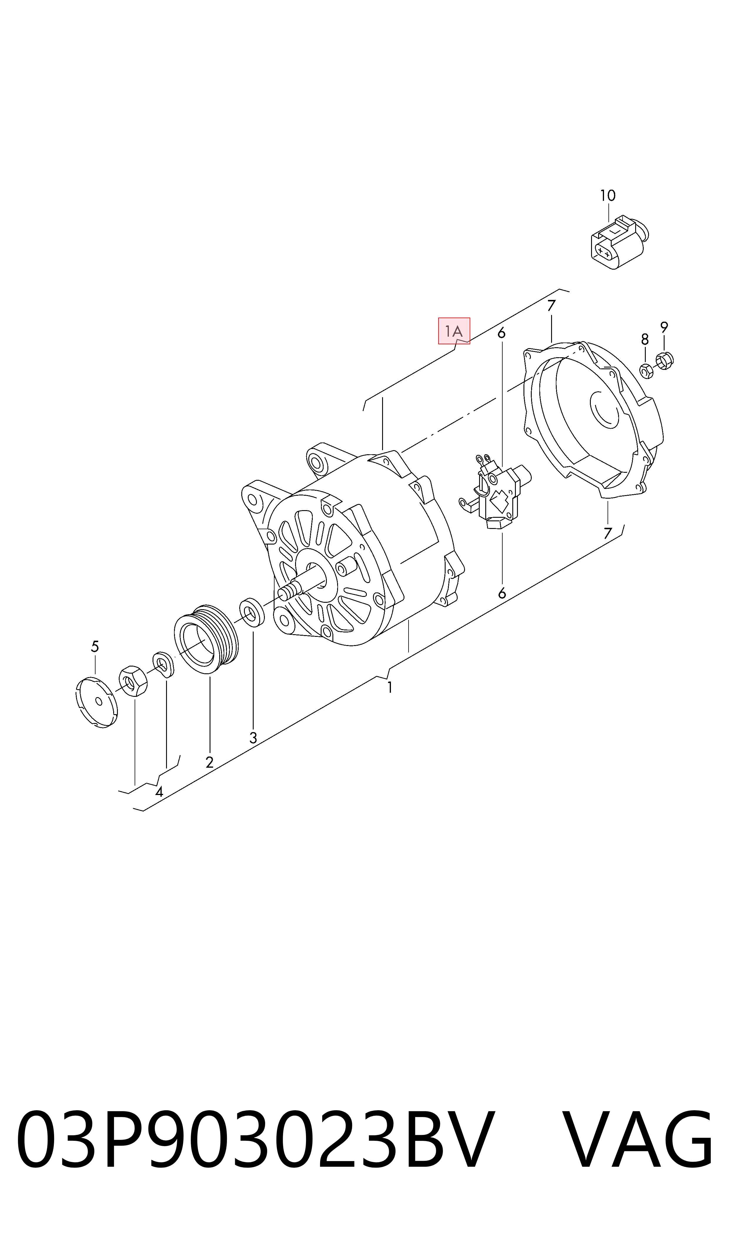 03P903023BV VAG