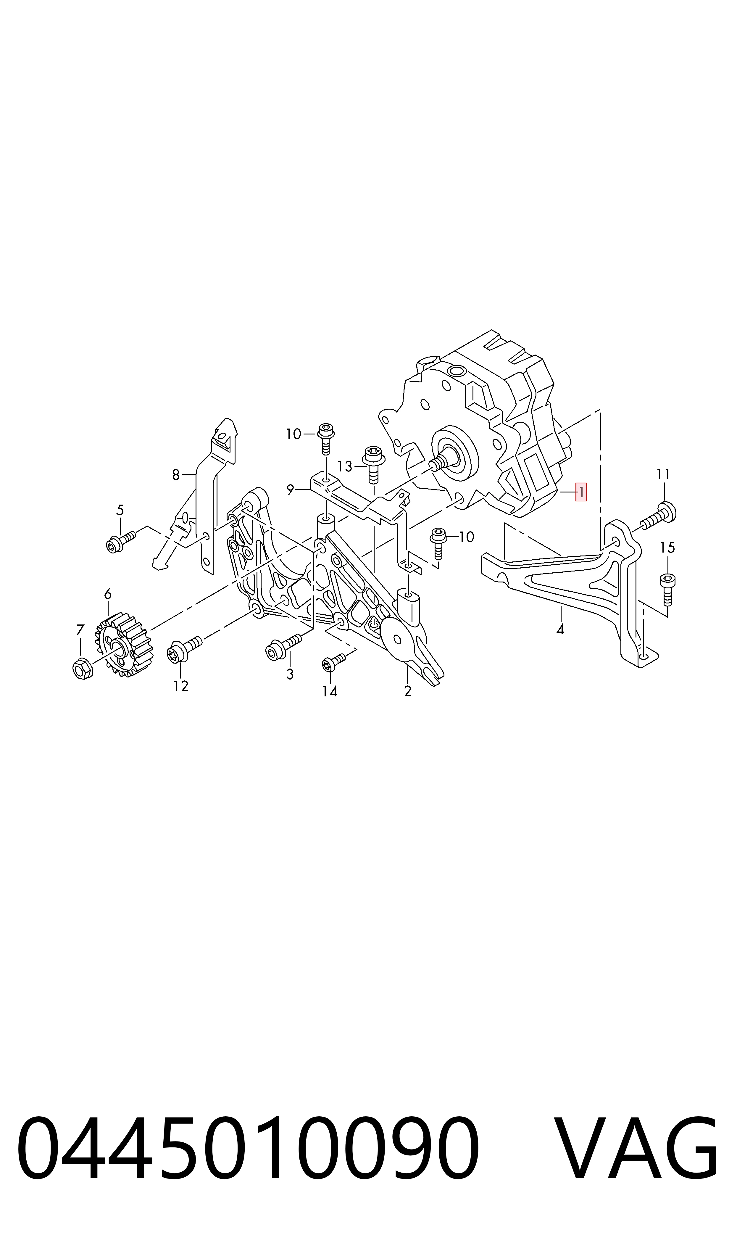  Bomba de combustível de pressão alta Audi A4 B7 sedan (8EC) (2004 - 2008) B7