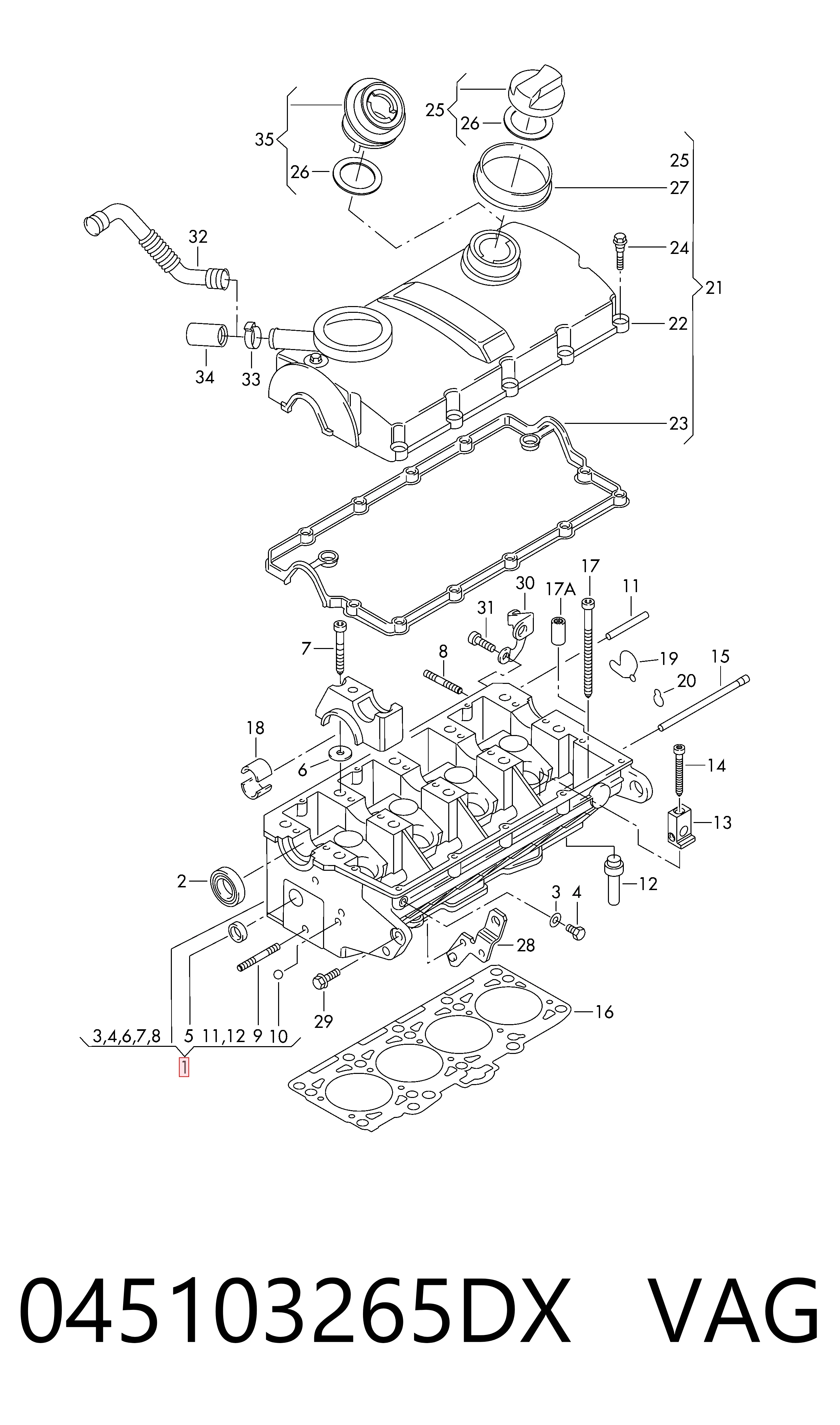 045103265DX VAG