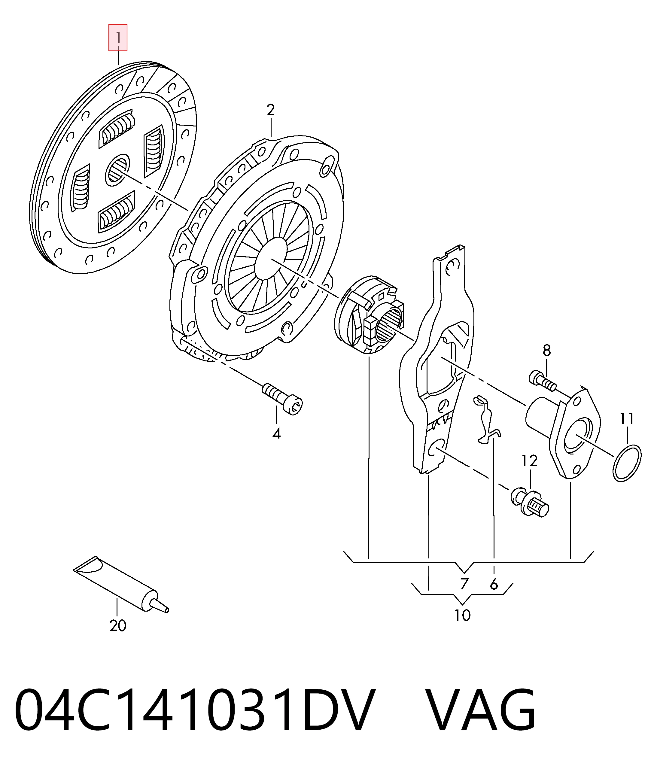 04C141031DV VAG