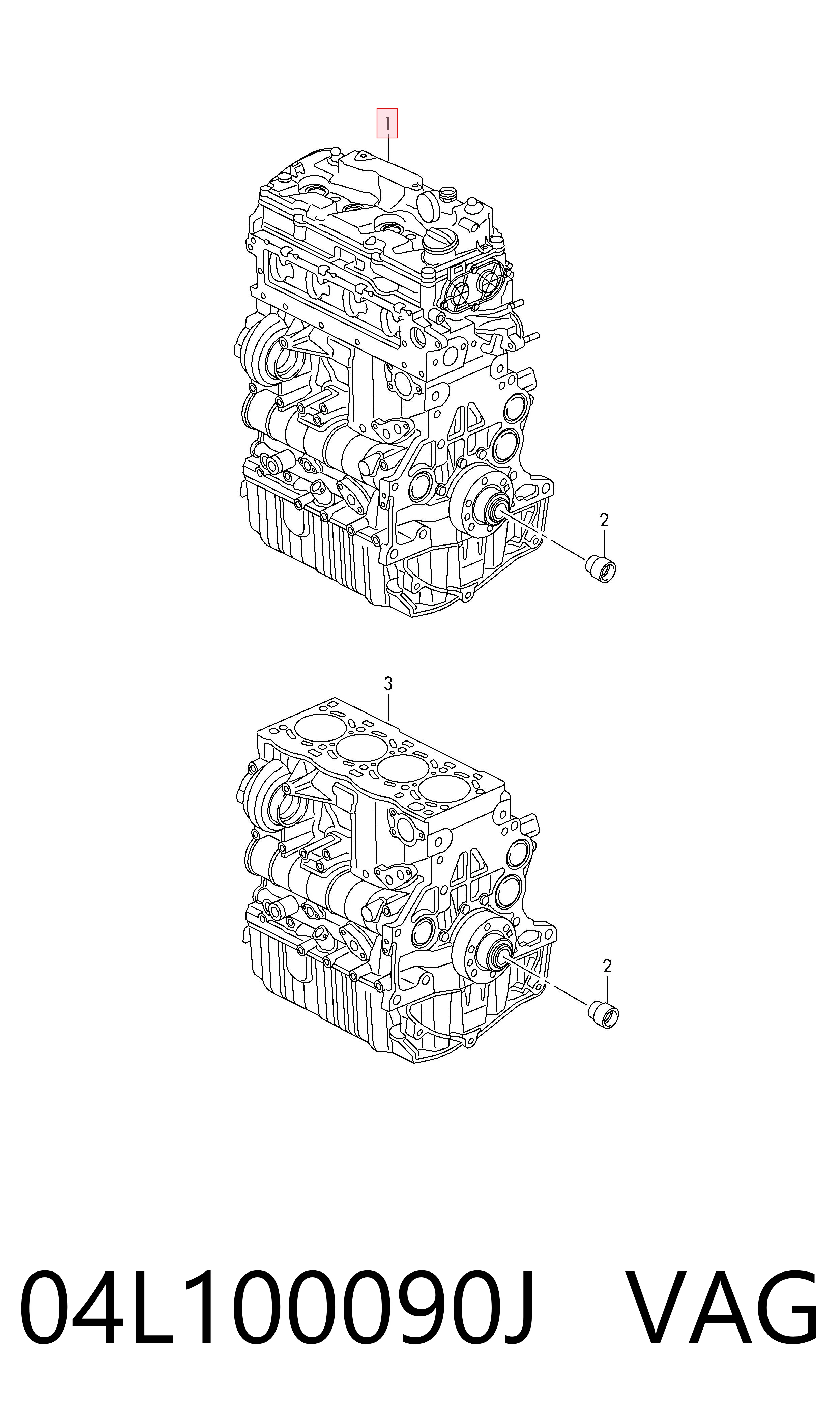 Motor montado Volkswagen Golf VII BA5, BV5 ao melhor preço