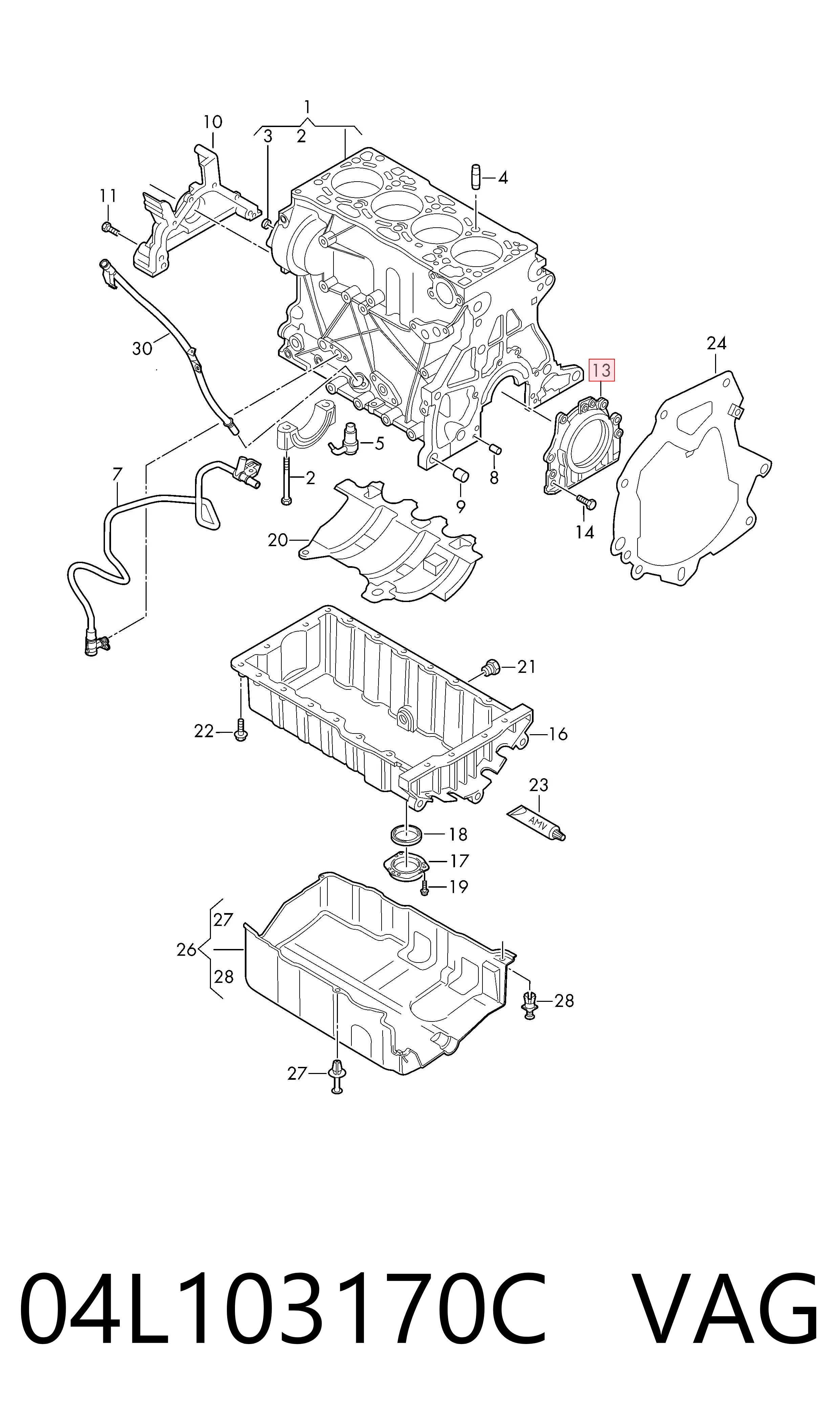 Vedação traseira de cambota de motor Seat Ibiza preço, a partir de 44,31 USD
