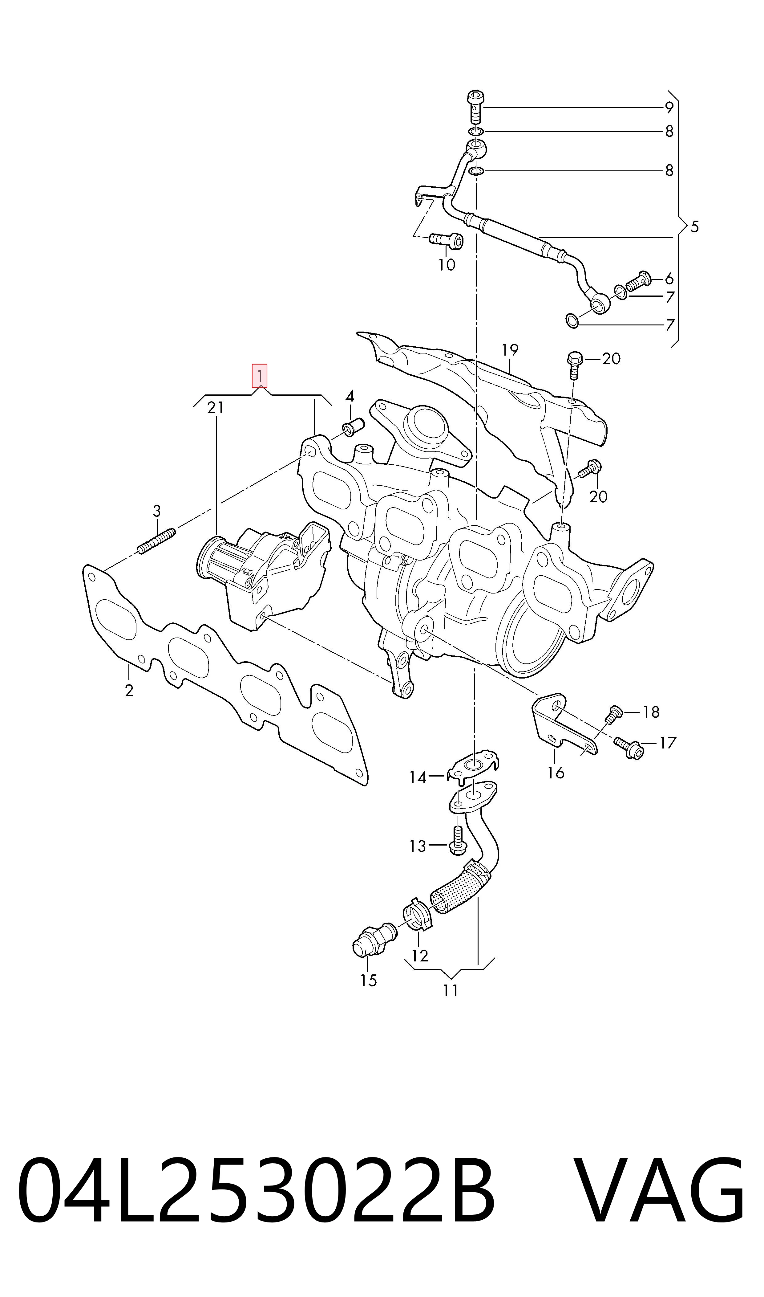 04L253022B VAG Turbina