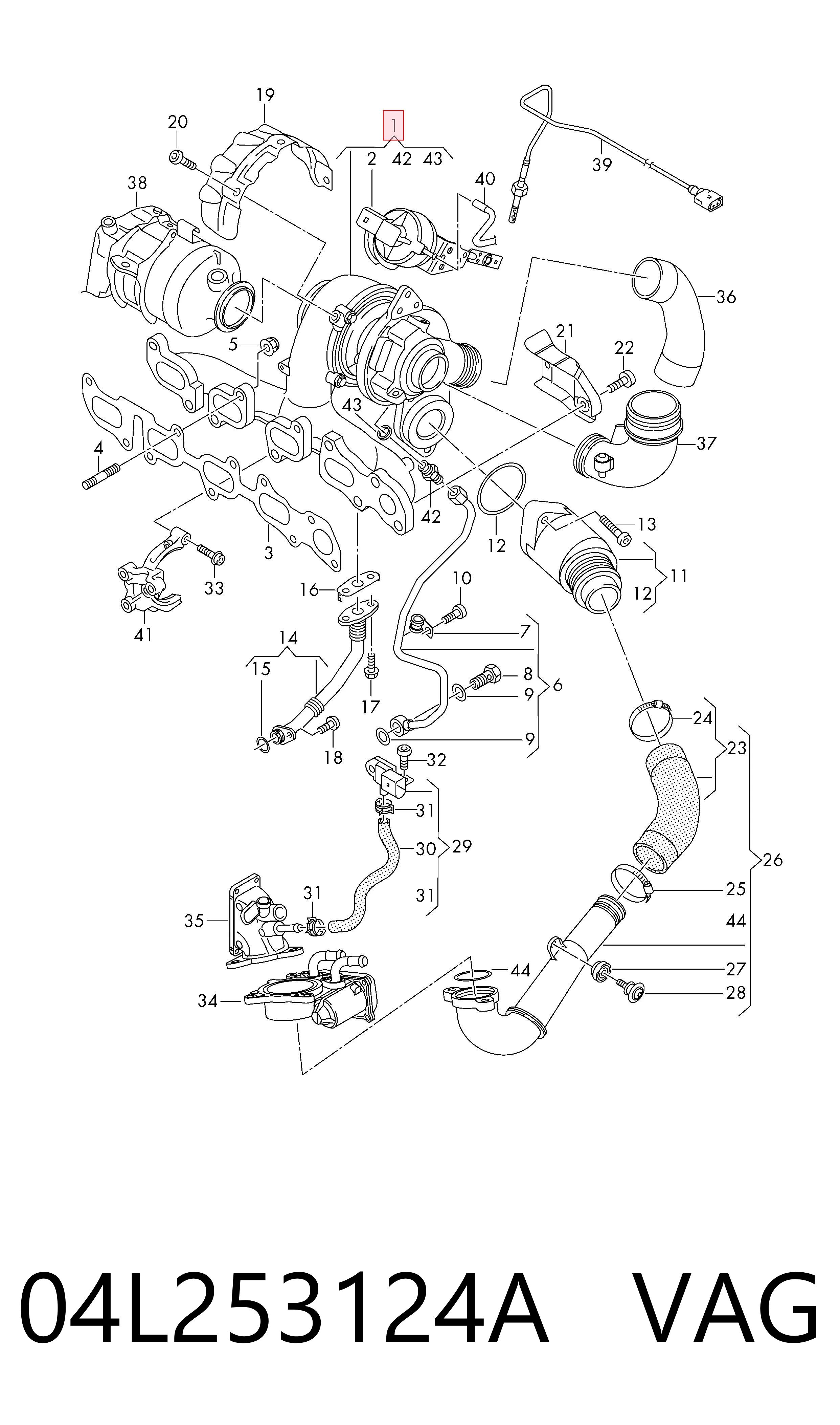 04L253124A VAG Turbina