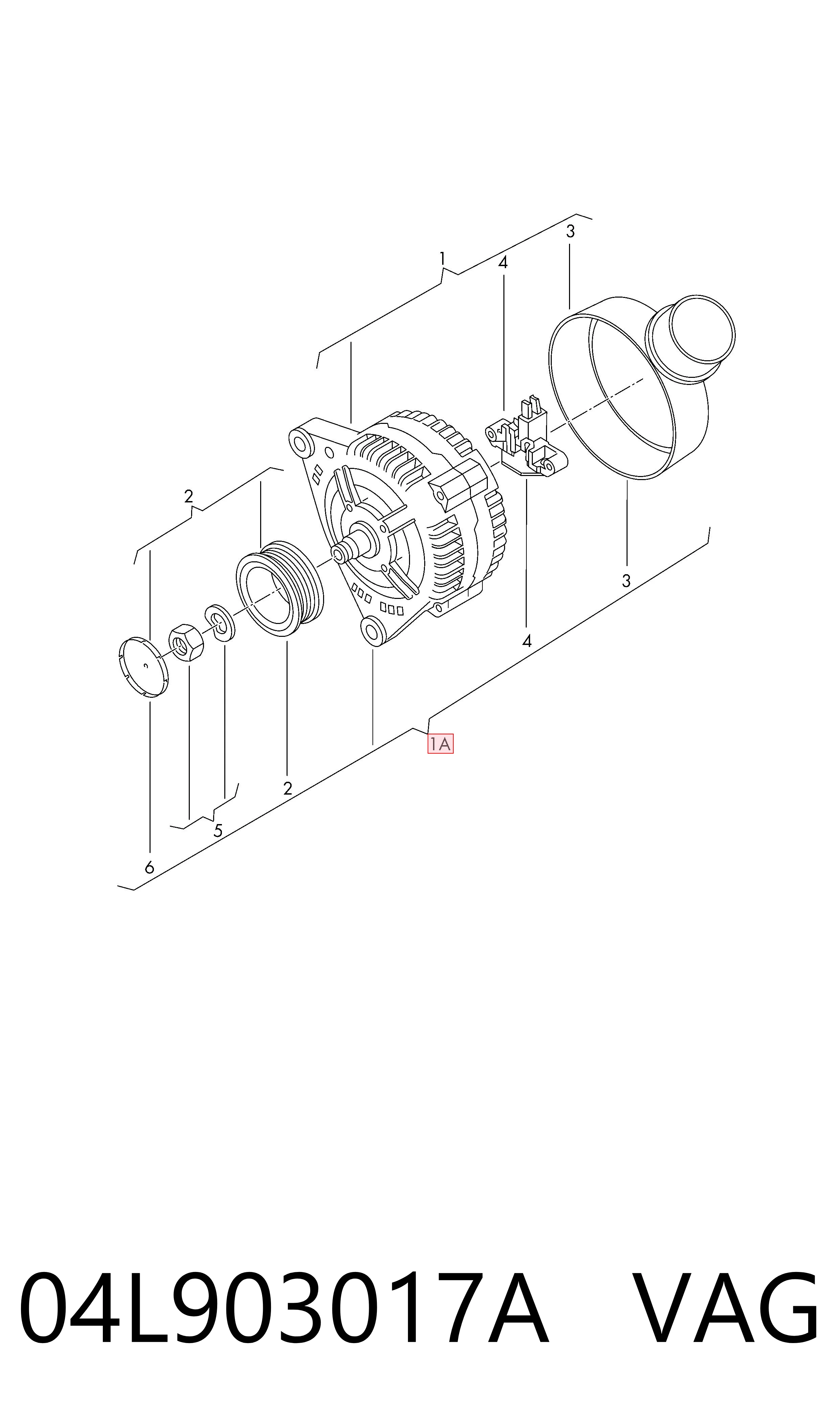 04L903017A VAG Gerador