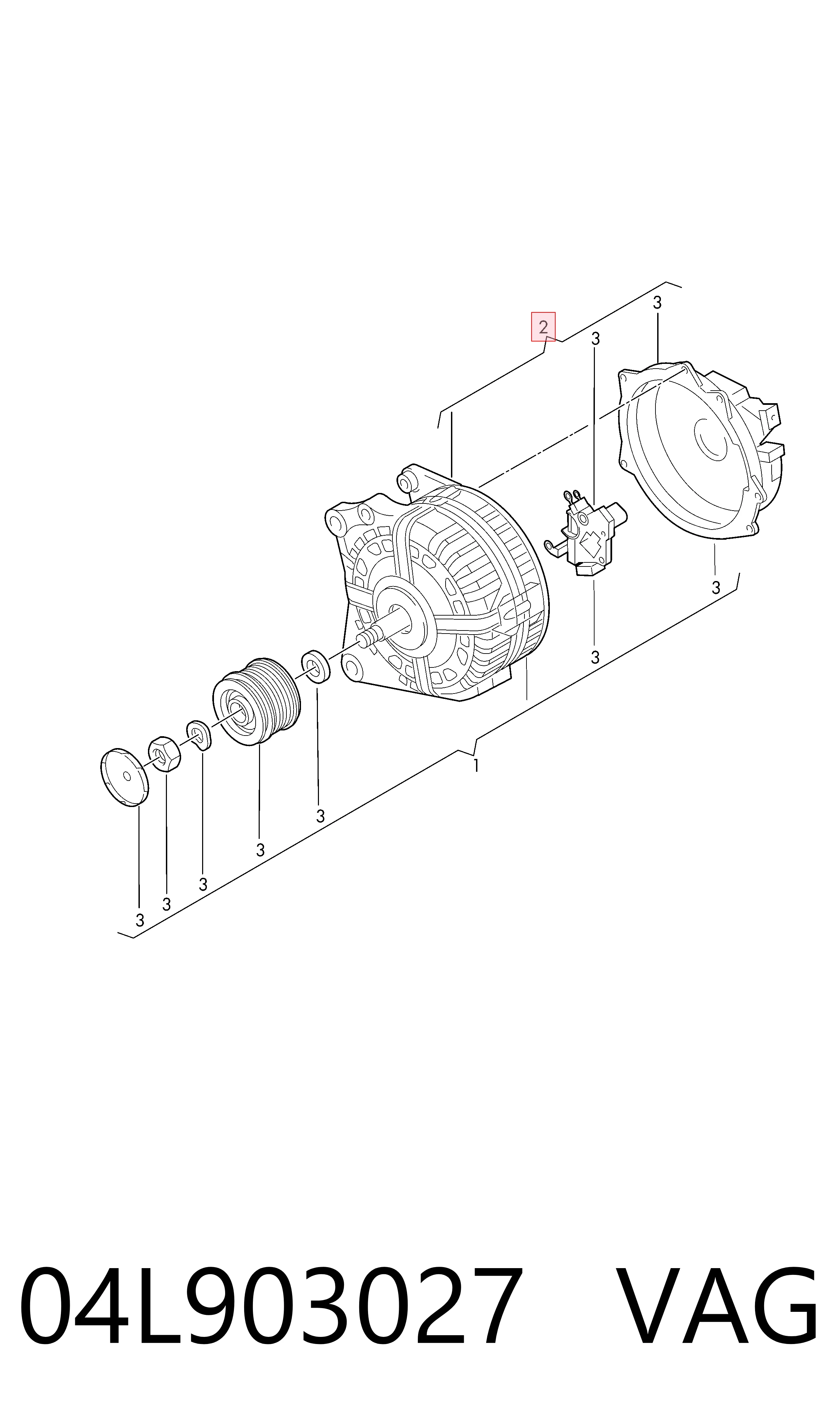04L903027 VAG Gerador