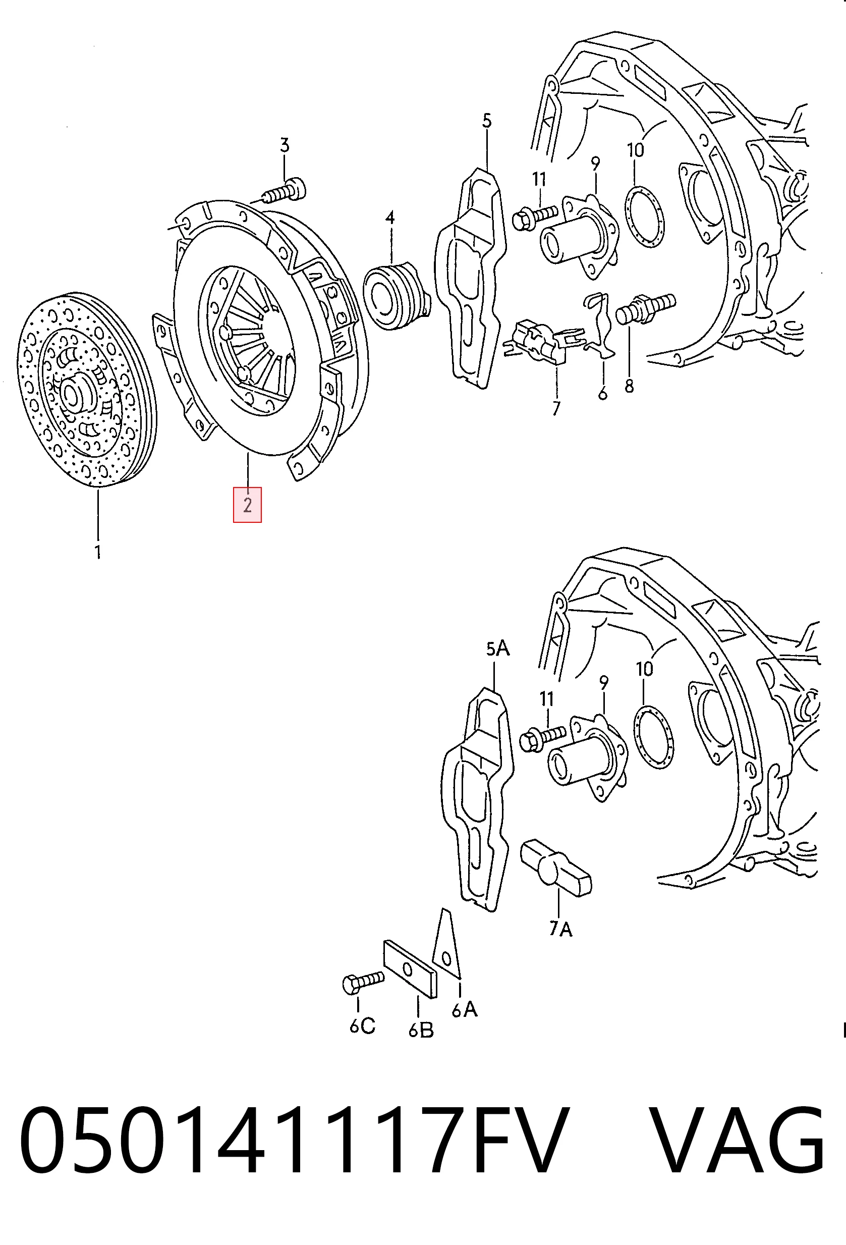 Compre Cesta de embraiagem Audi 80 