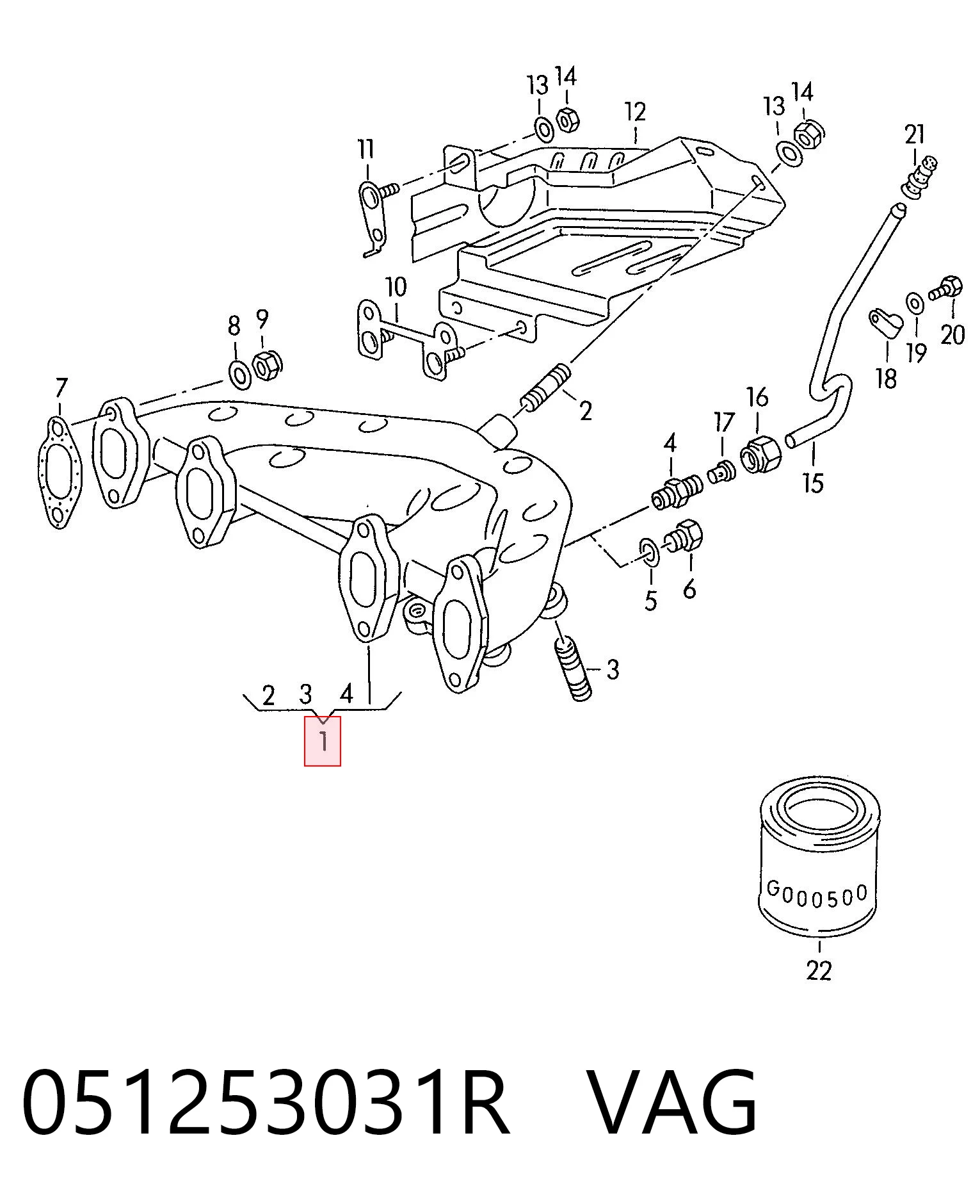 051253031R VAG