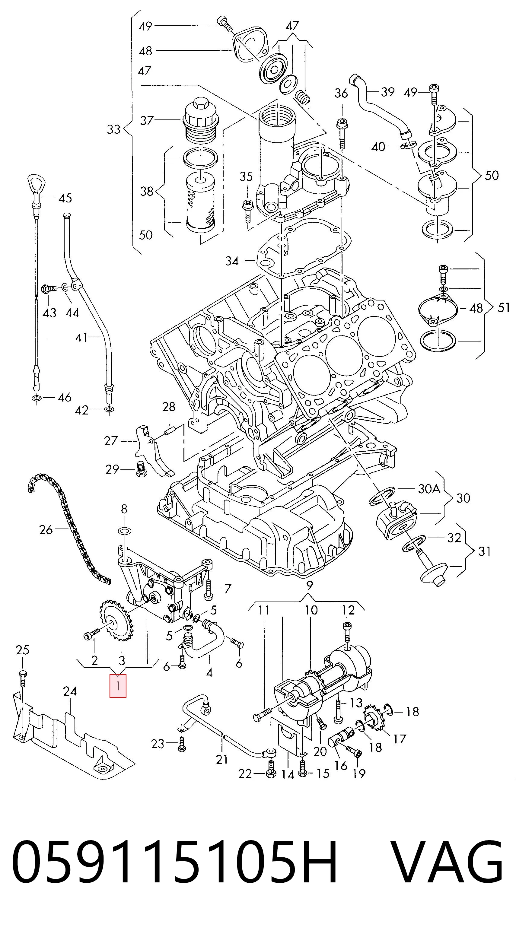  Bomba de óleo Audi A6 Allroad C5 carrinha (4BH) (2000 - 2005) Allroad C5