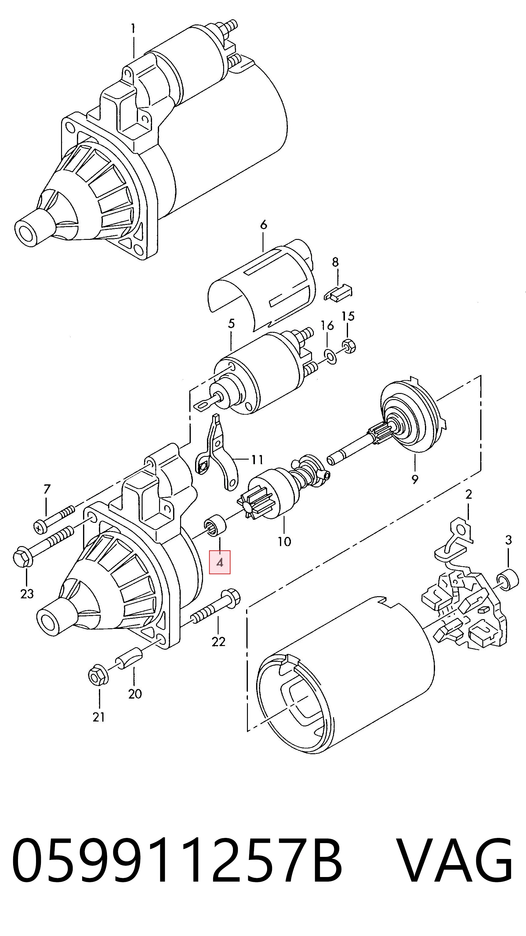 Rolamento do motor de arranco SKF HK1214RS