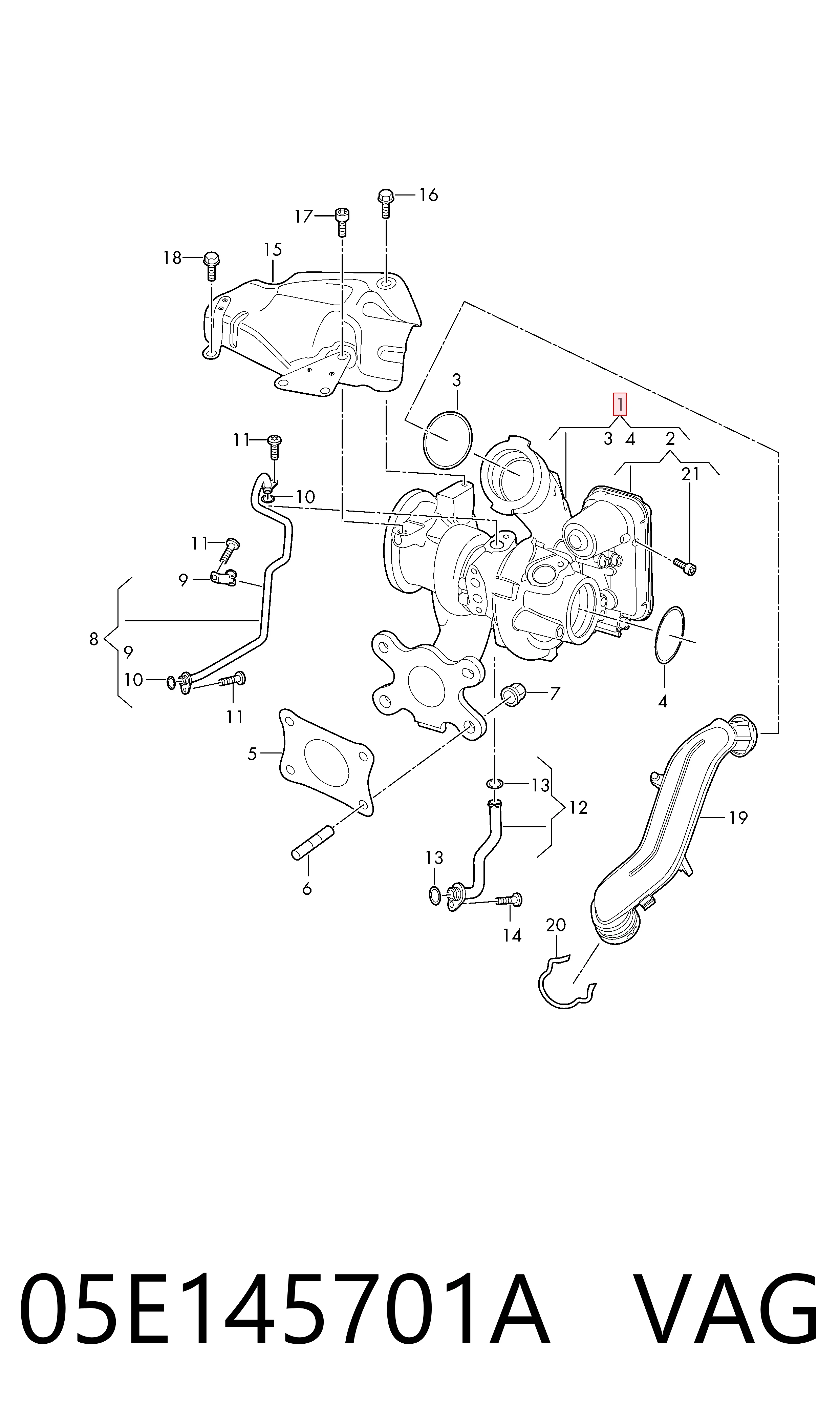 Compre 4918001620 Mitsubishi Turbina