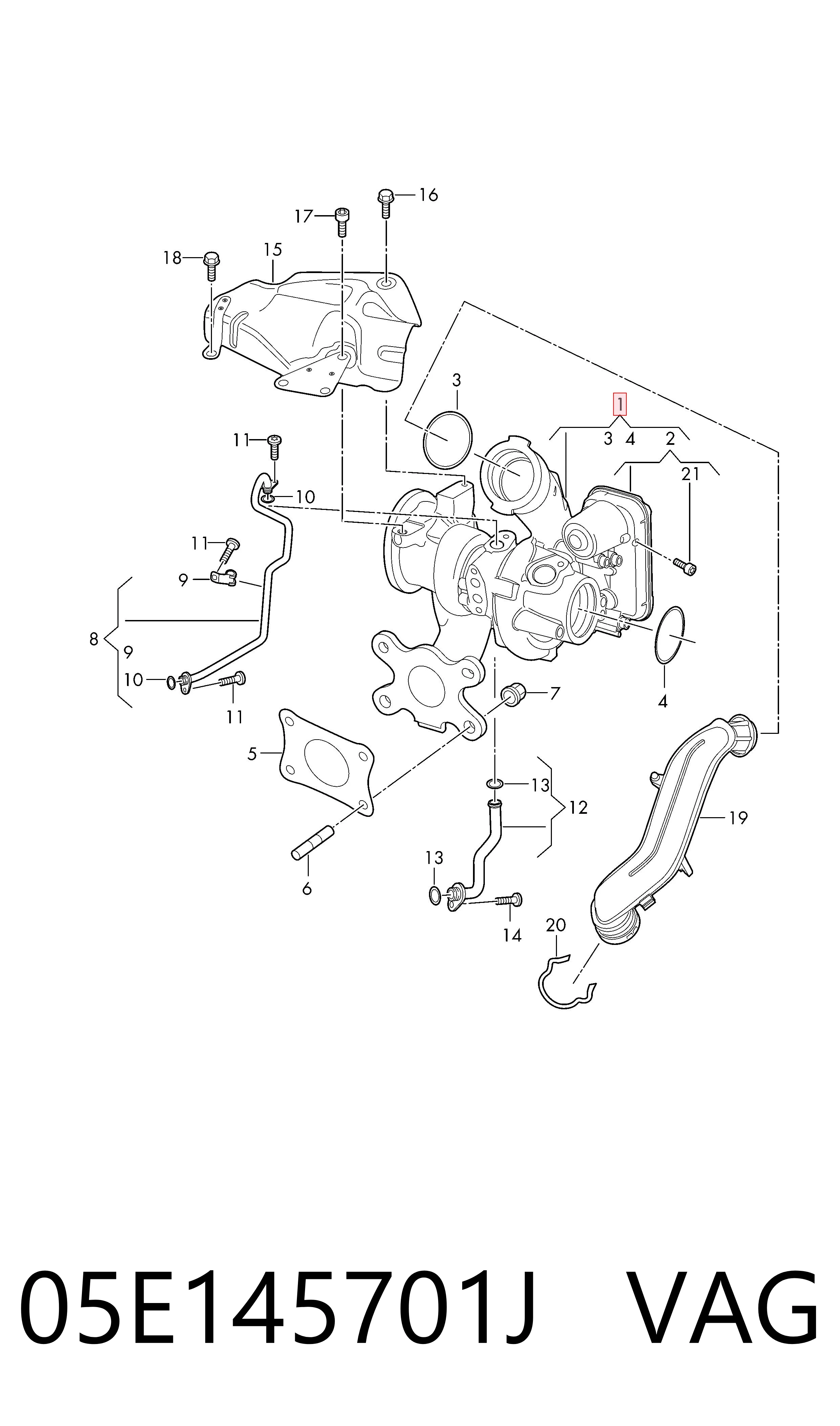 Turbina Mitsubishi 4918001620