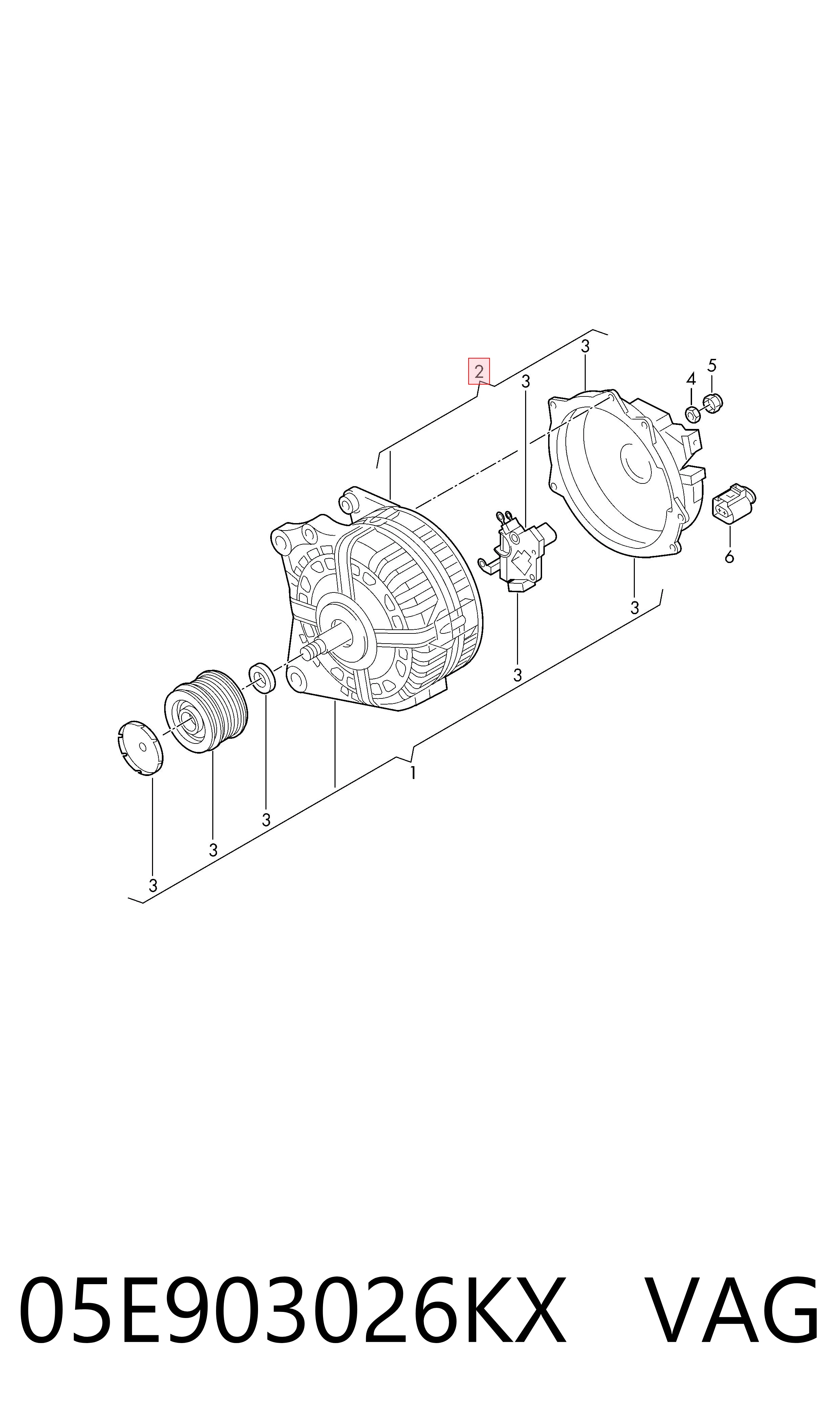 05E903026KX VAG