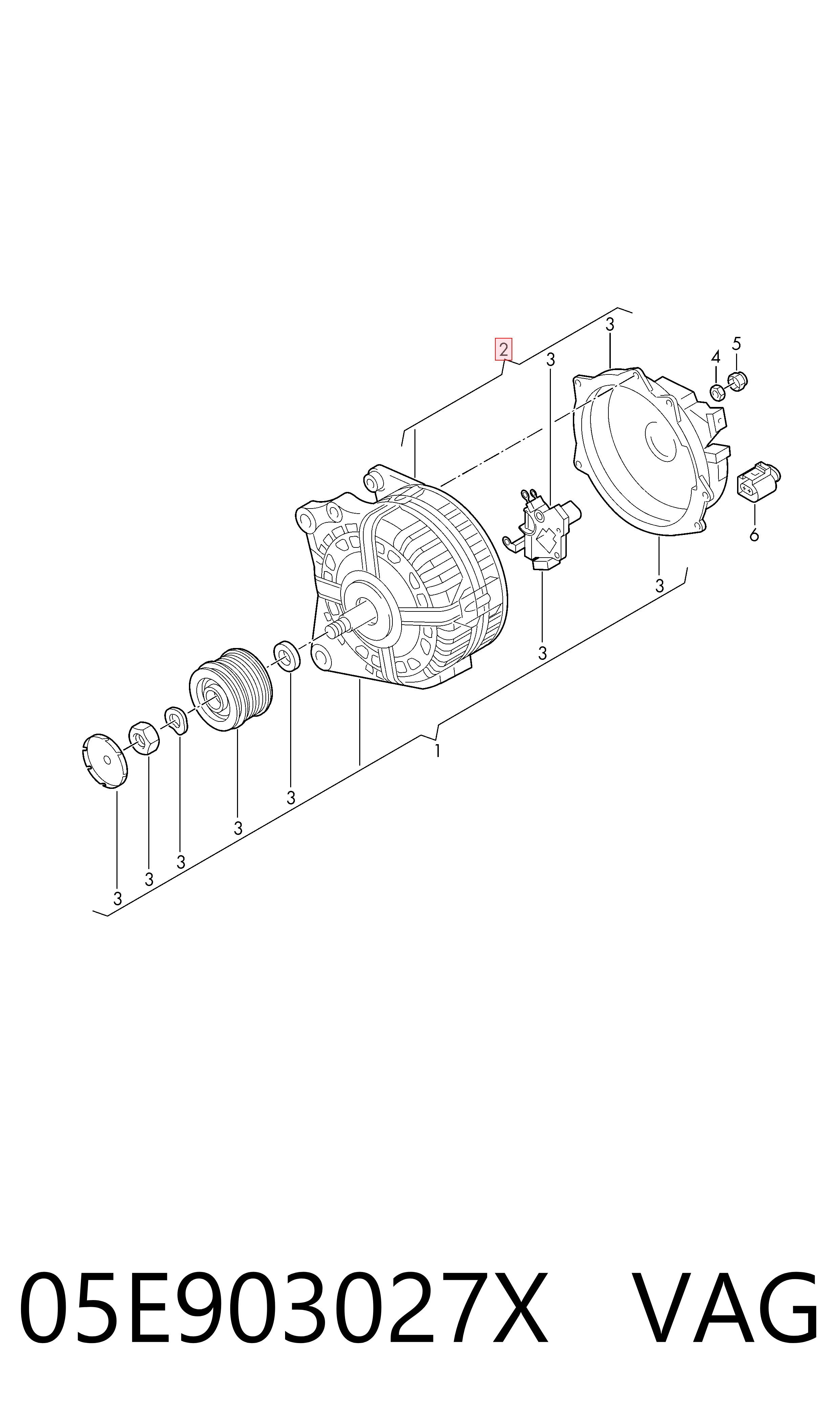 05E903027X VAG