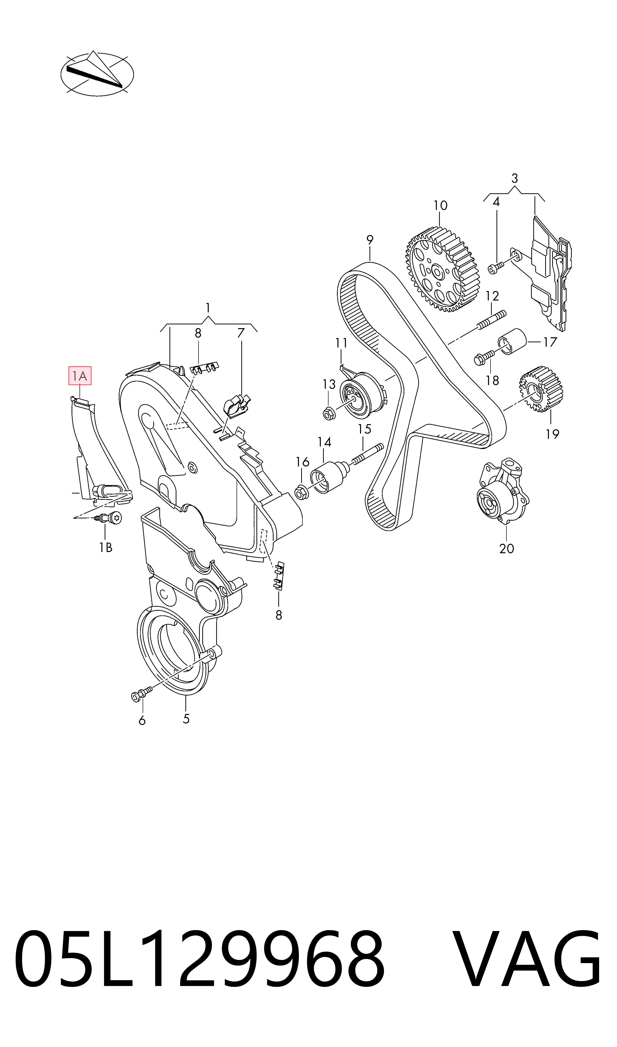 Compre 05L129968 VAG 
