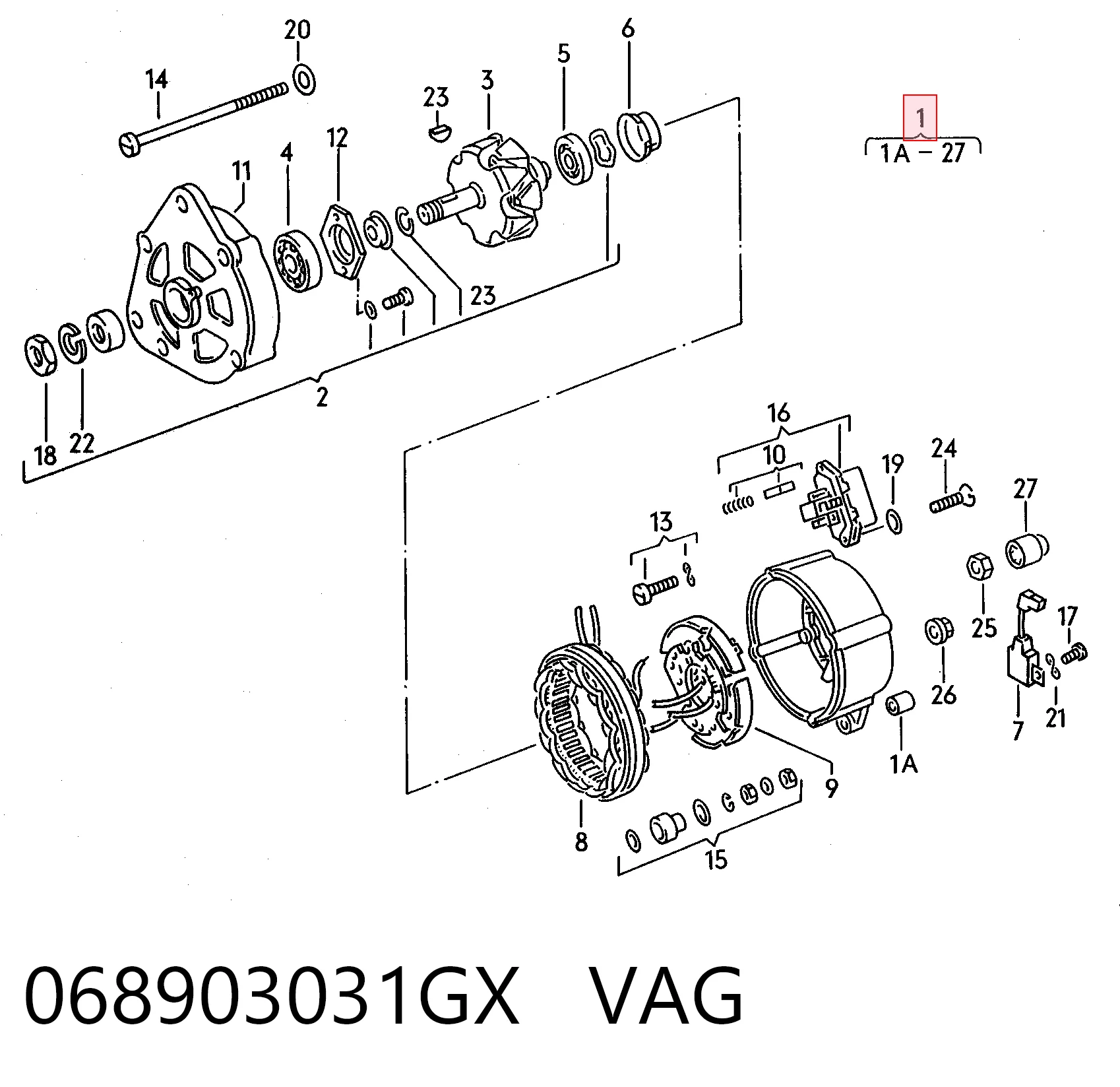 068903031GX VAG