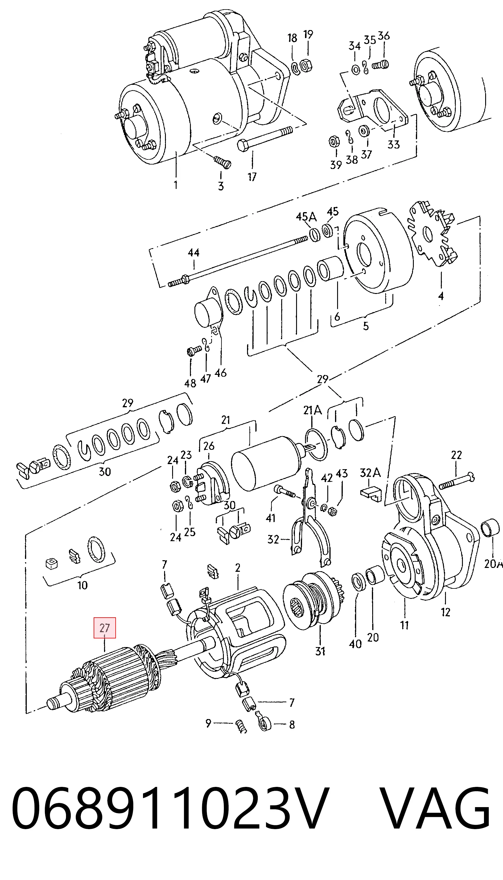 Compre 0986010928 Bosch Motor de arranco