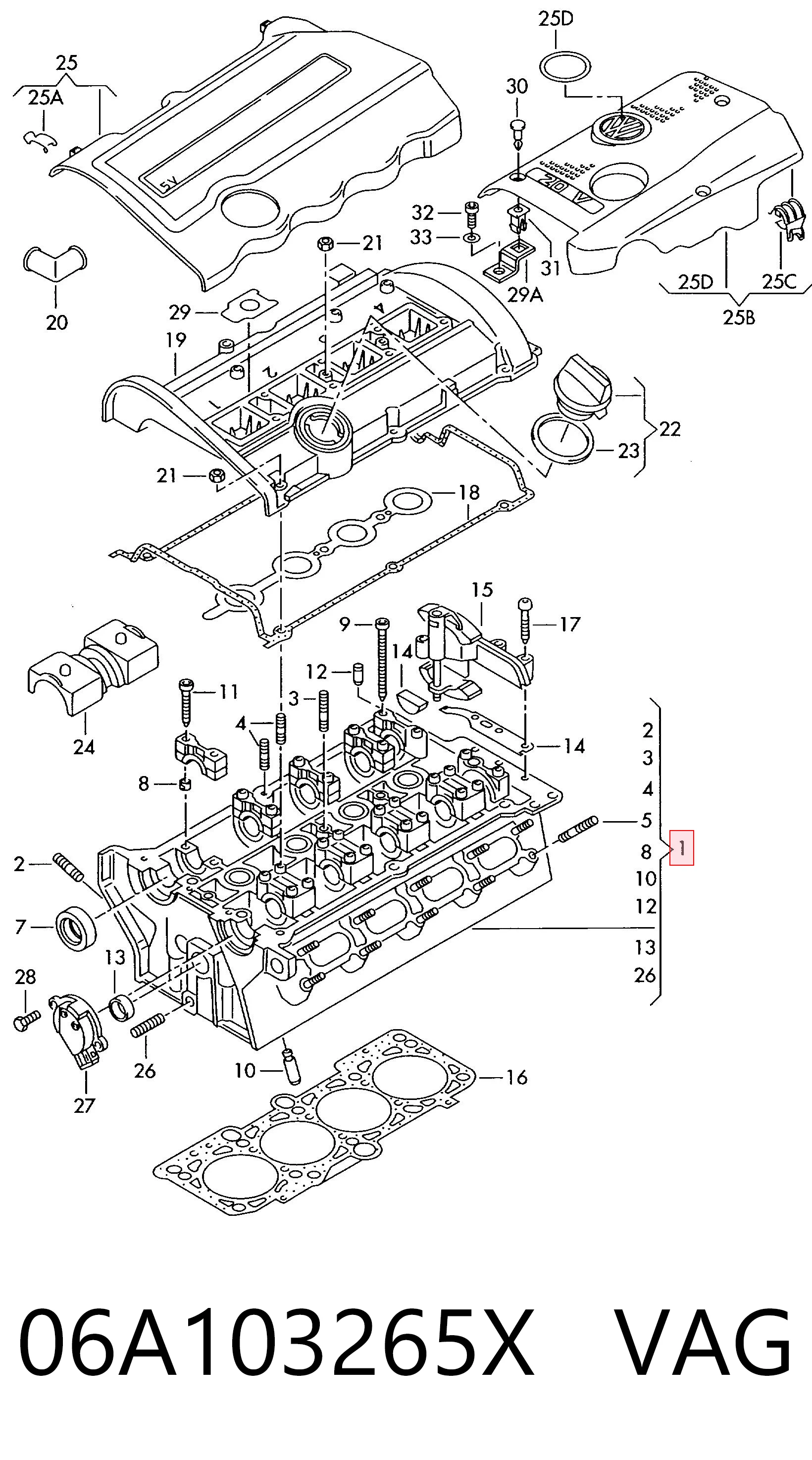 06A103265X VAG