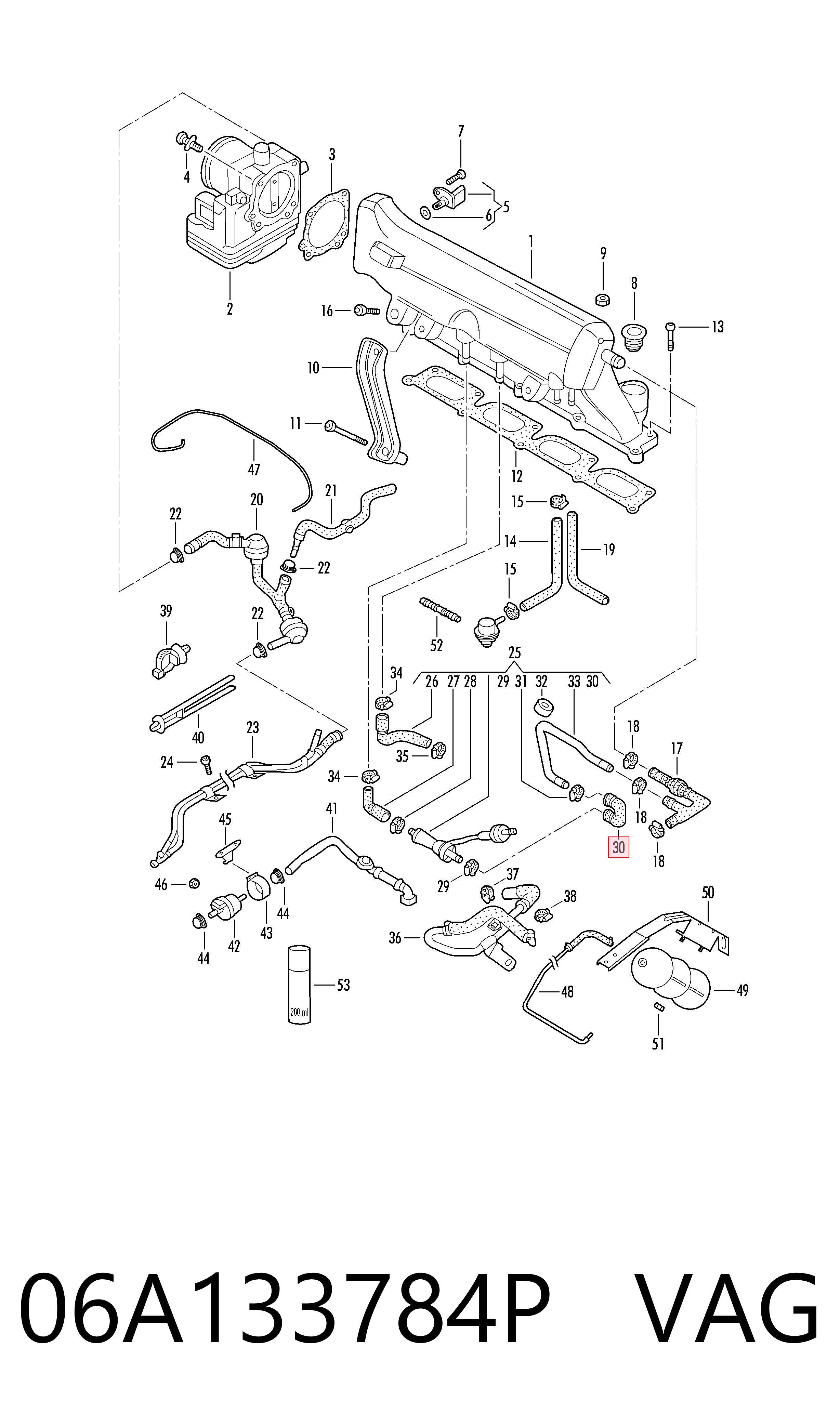  VAG 06A133784P preço, a partir de 14,84 USD