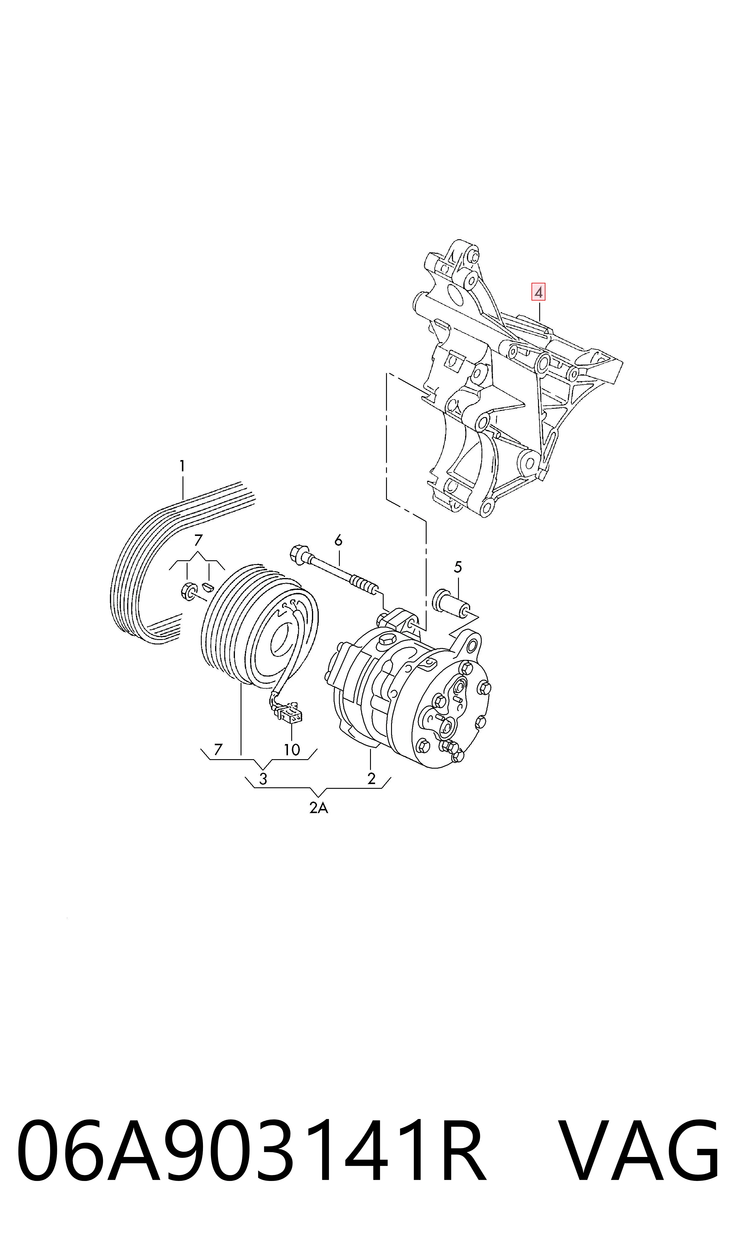 Consola do gerador para Audi A3 8L1