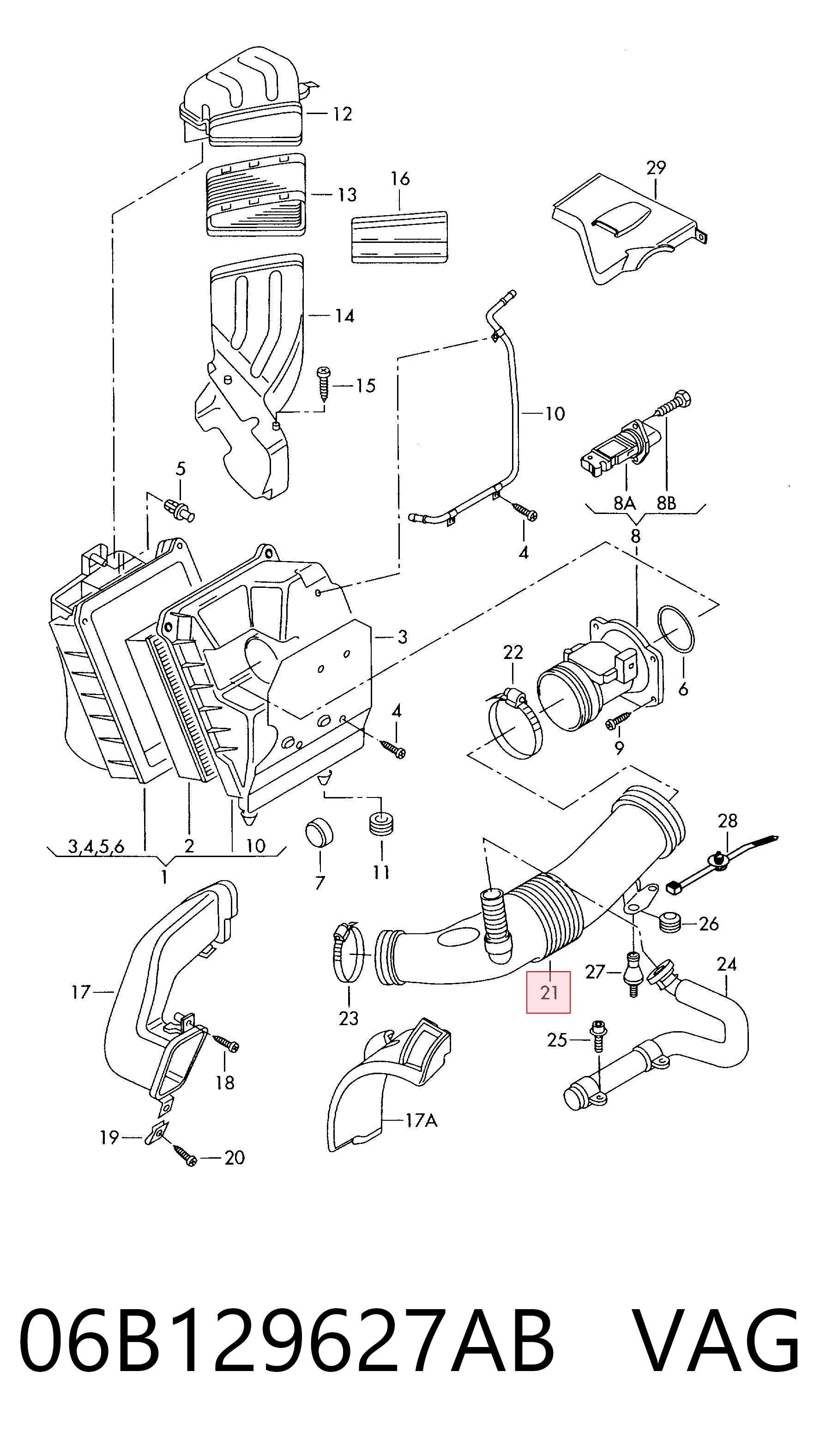 06B129627AB VAG