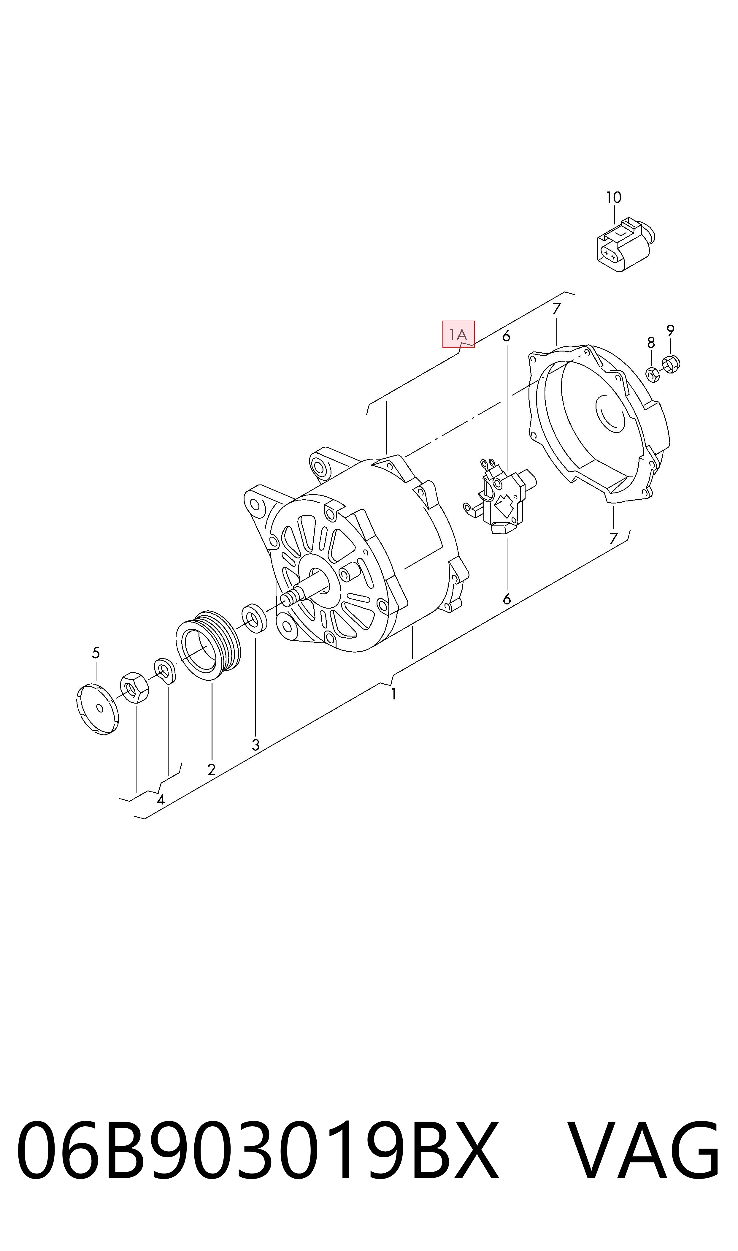 06B903019BX VAG
