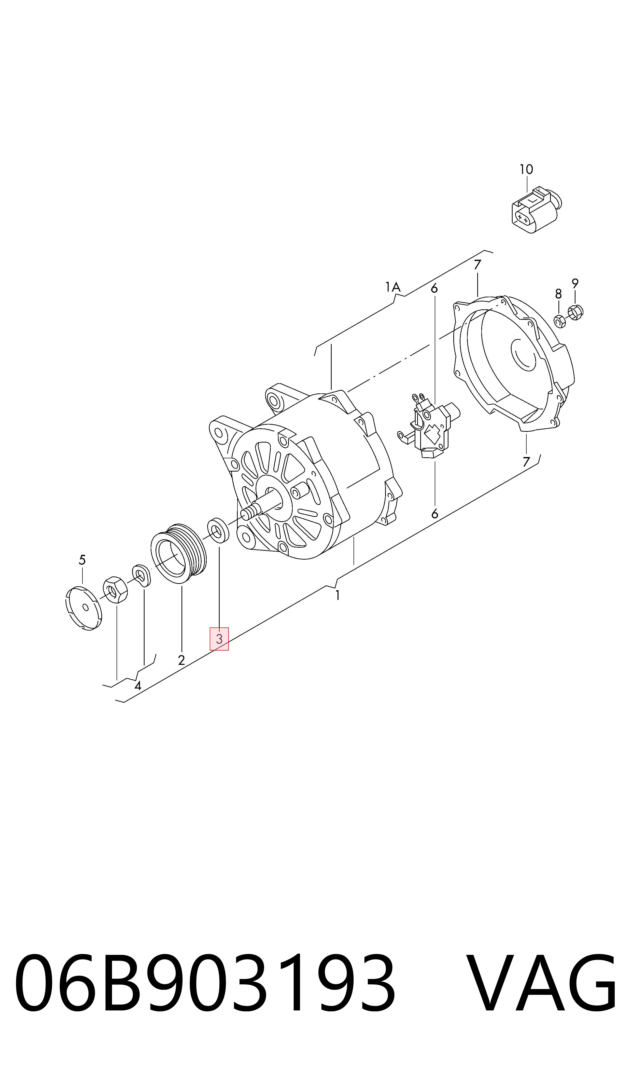 06B903193 VAG