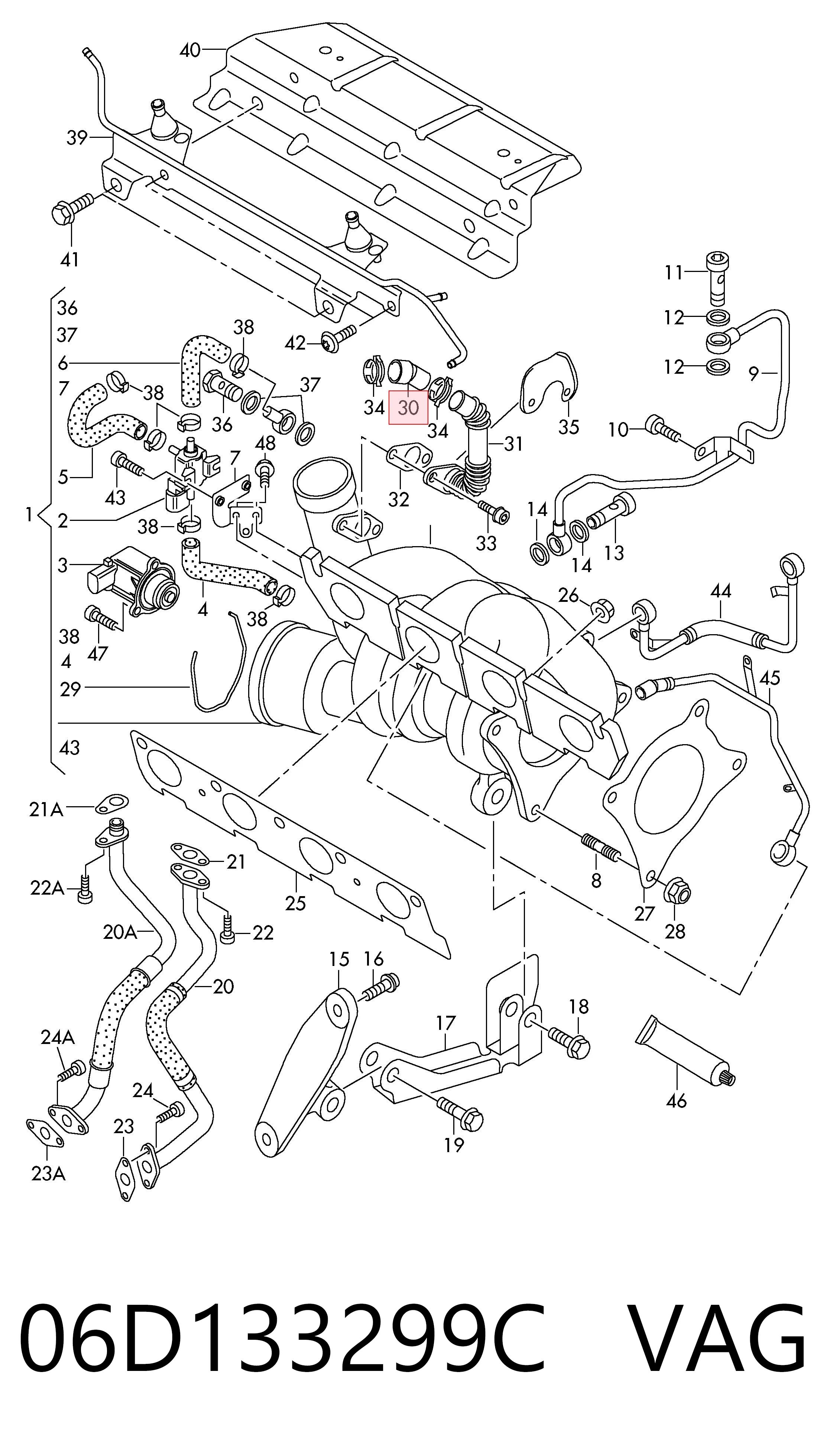  VAG 06D133299C preço, a partir de 21,92 USD