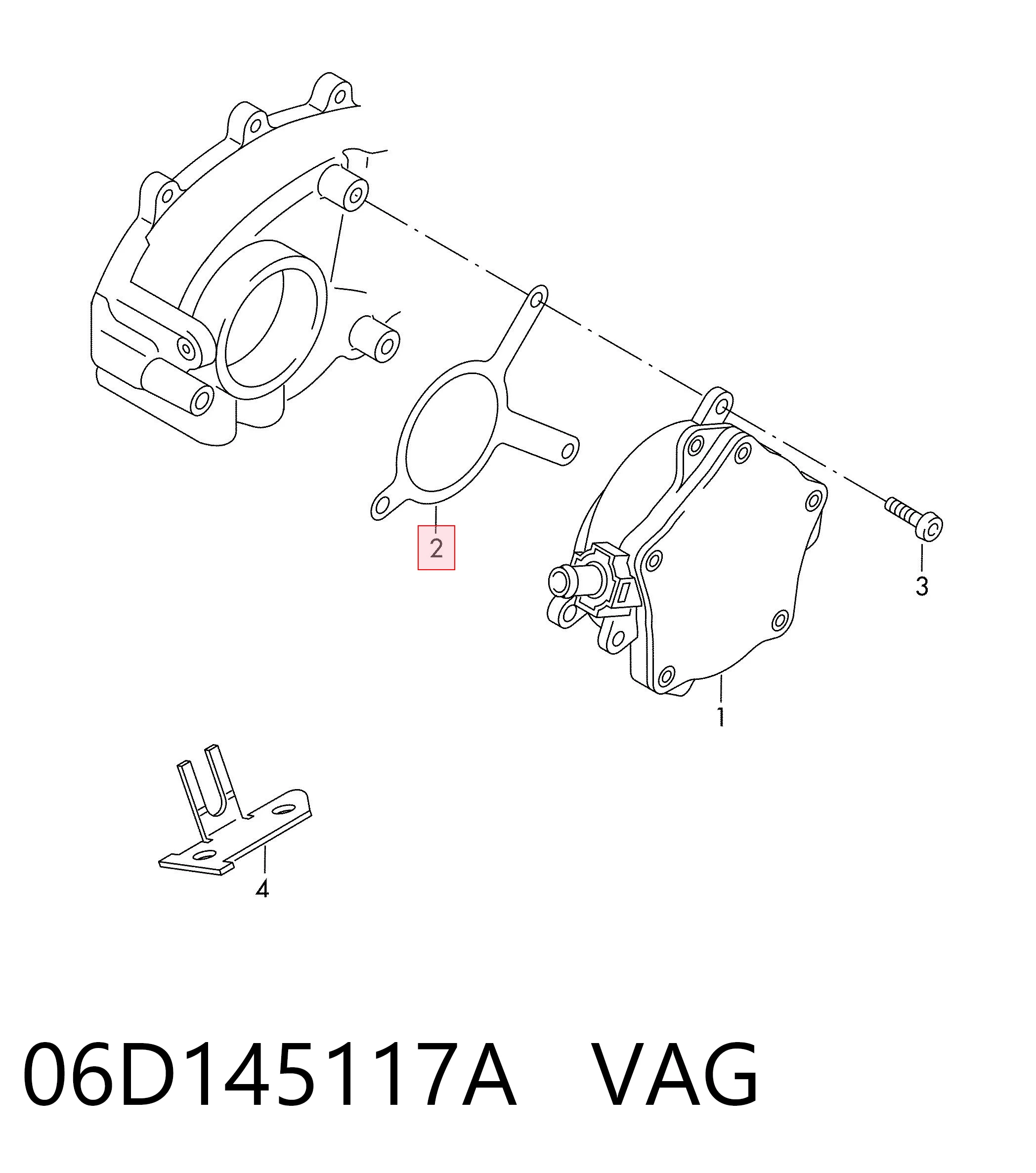 Compre 06D145117A VAG Vedante de bomba de vácuo