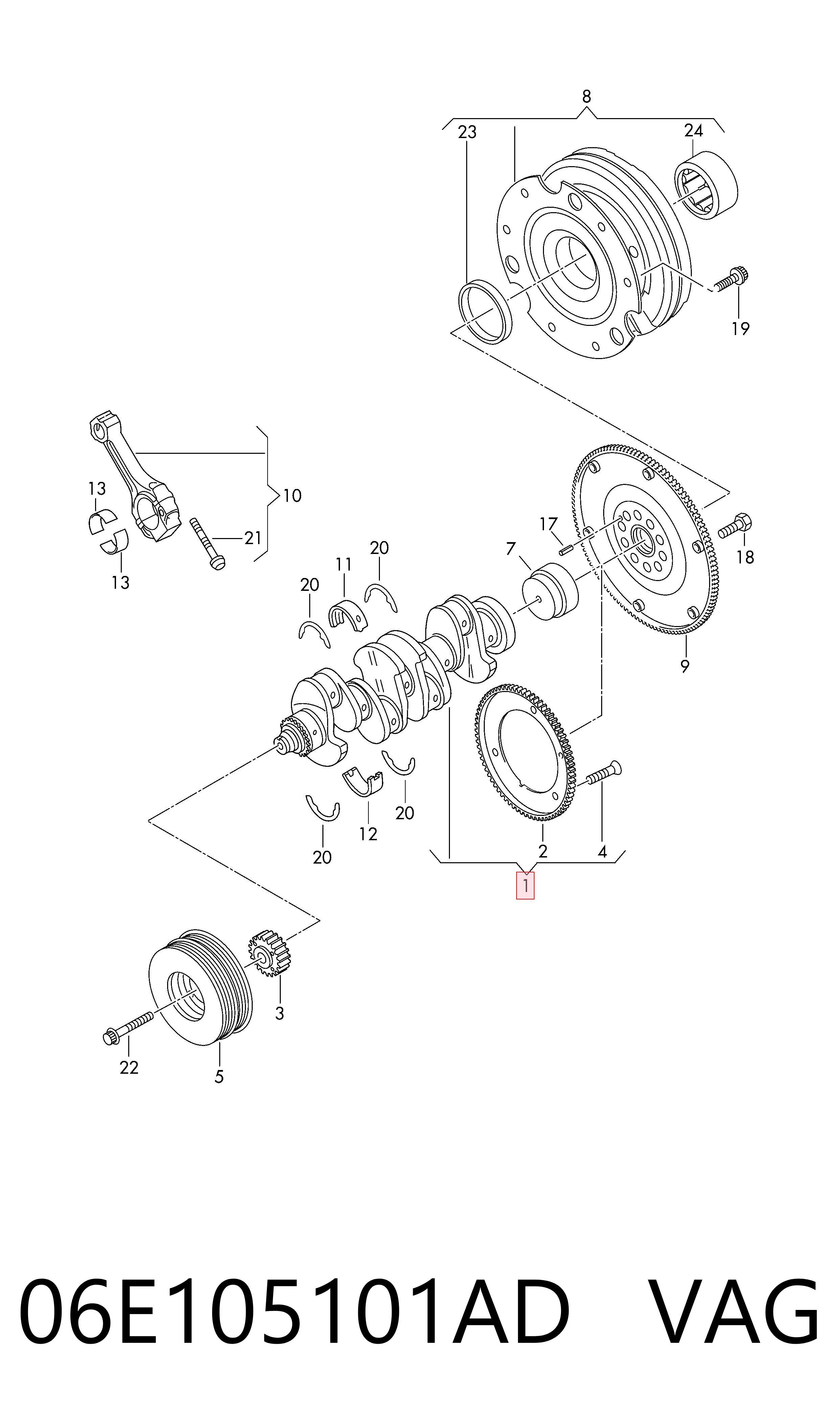 Cambota de motor Audi A7 Sportback 4GA, 4GF