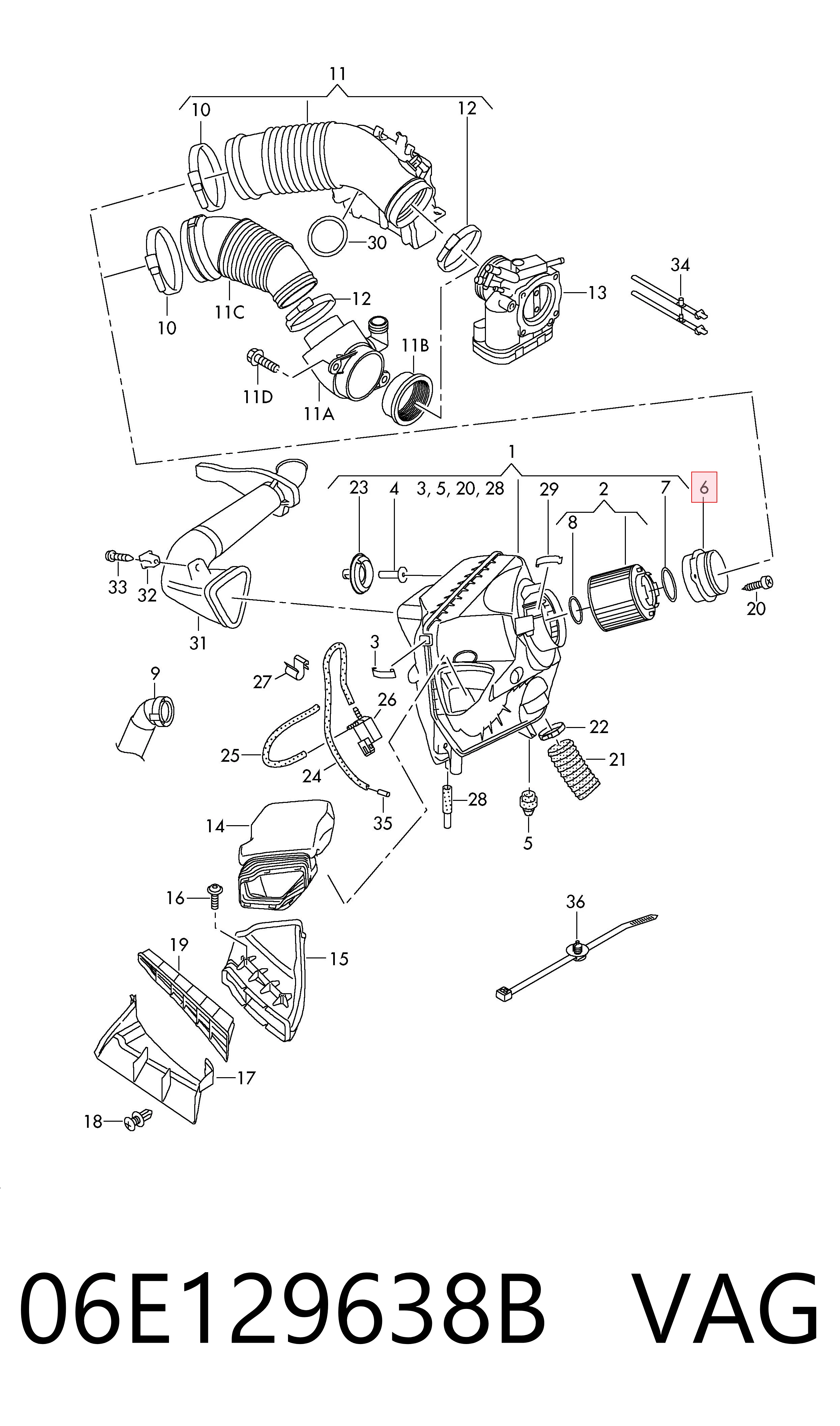 06E129638B VAG 