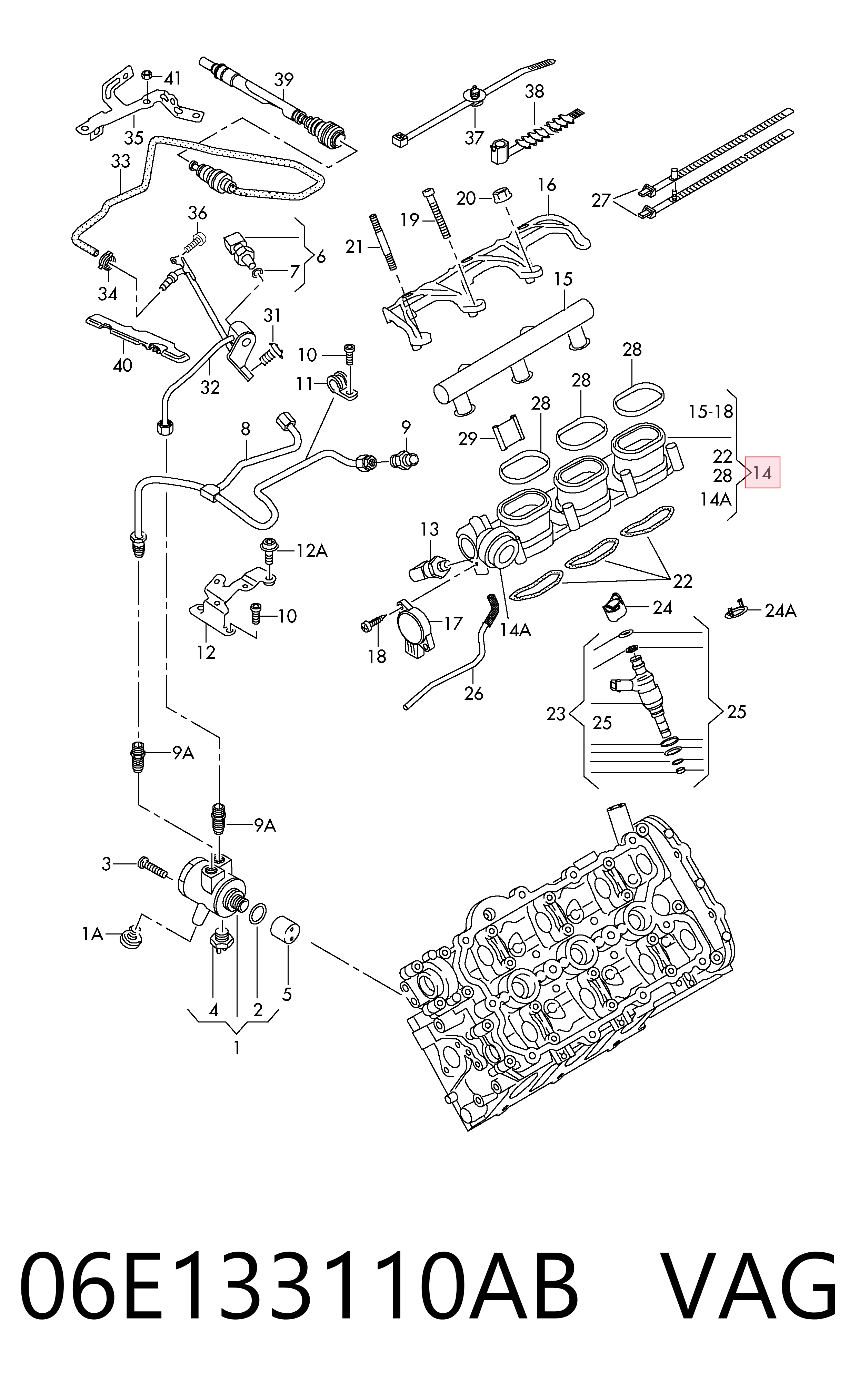 06E133110AB VAG