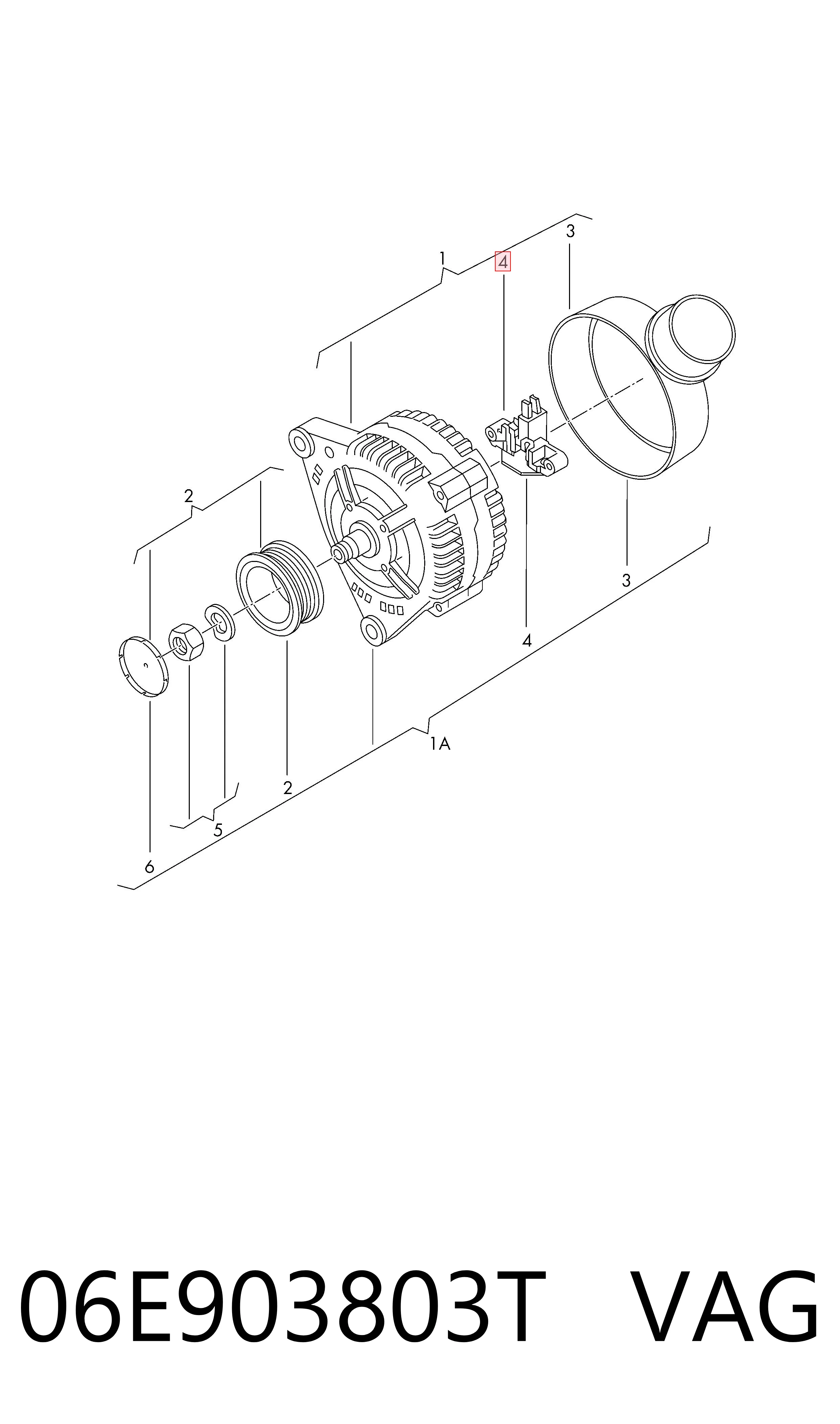 Relê-regulador do gerador (relê de carregamento) para Audi A7 4GA, 4GF