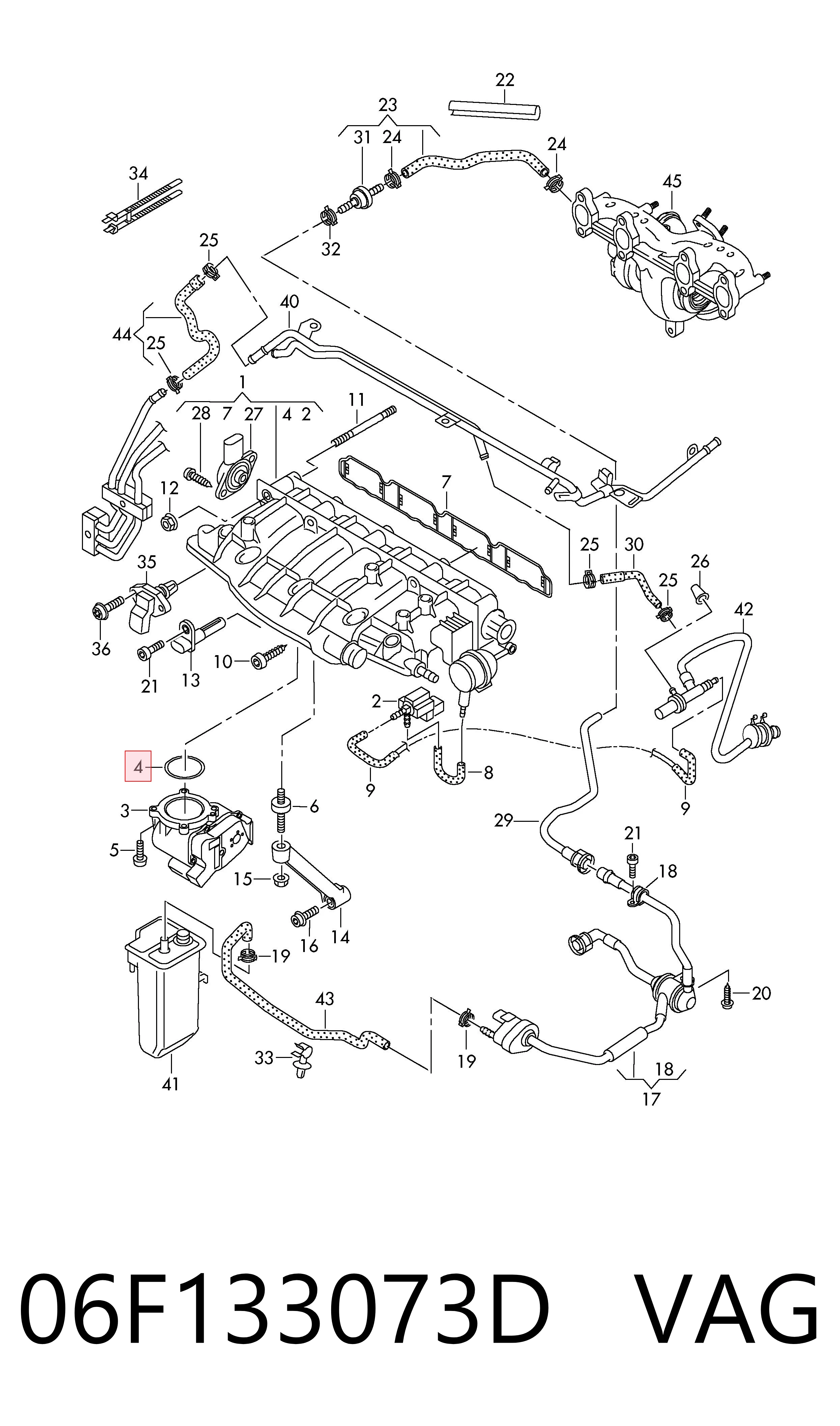 Vedante da válvula de borboleta Audi A6 preço, a partir de 7,32 USD
