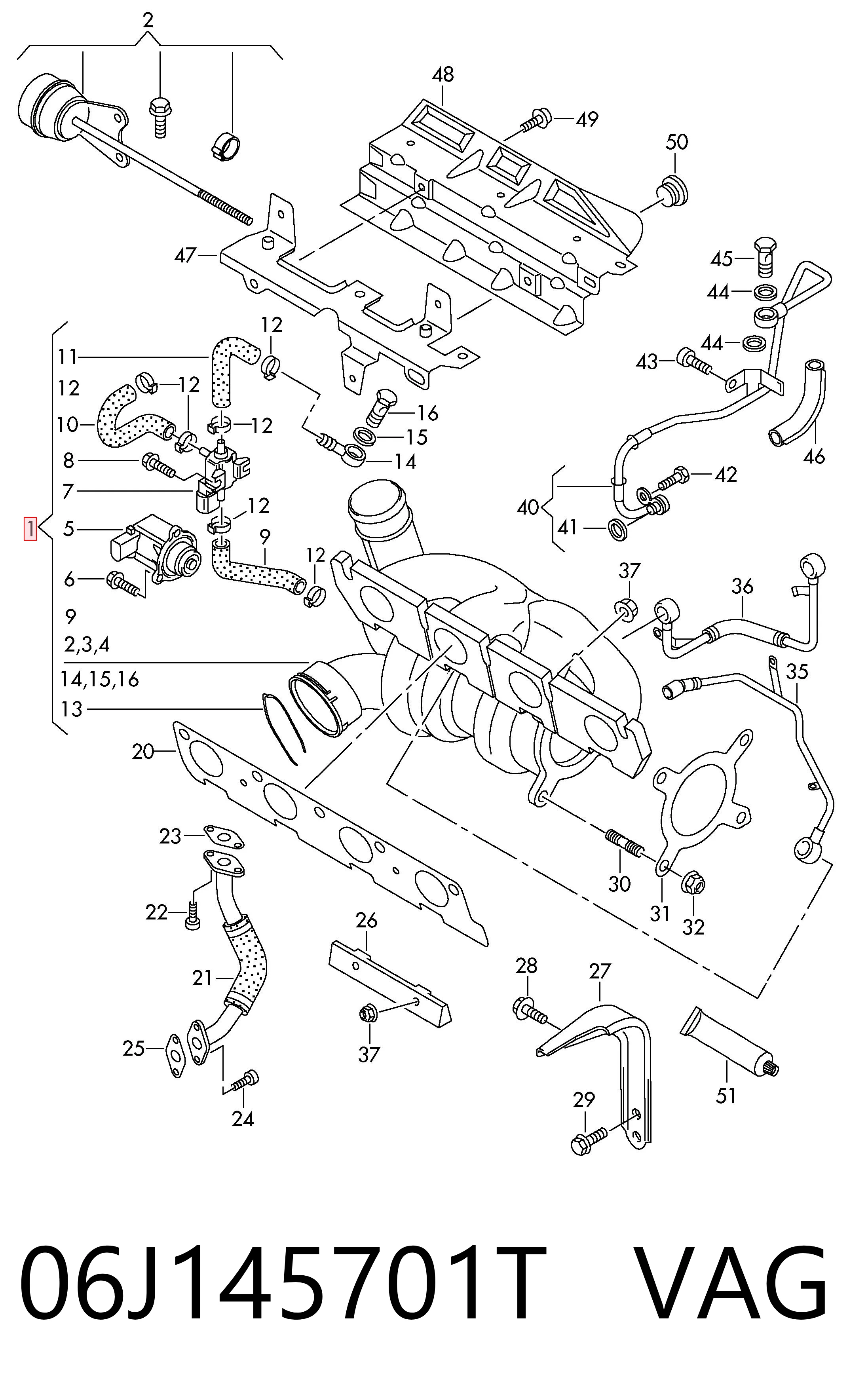 06J145701T VAG Turbina